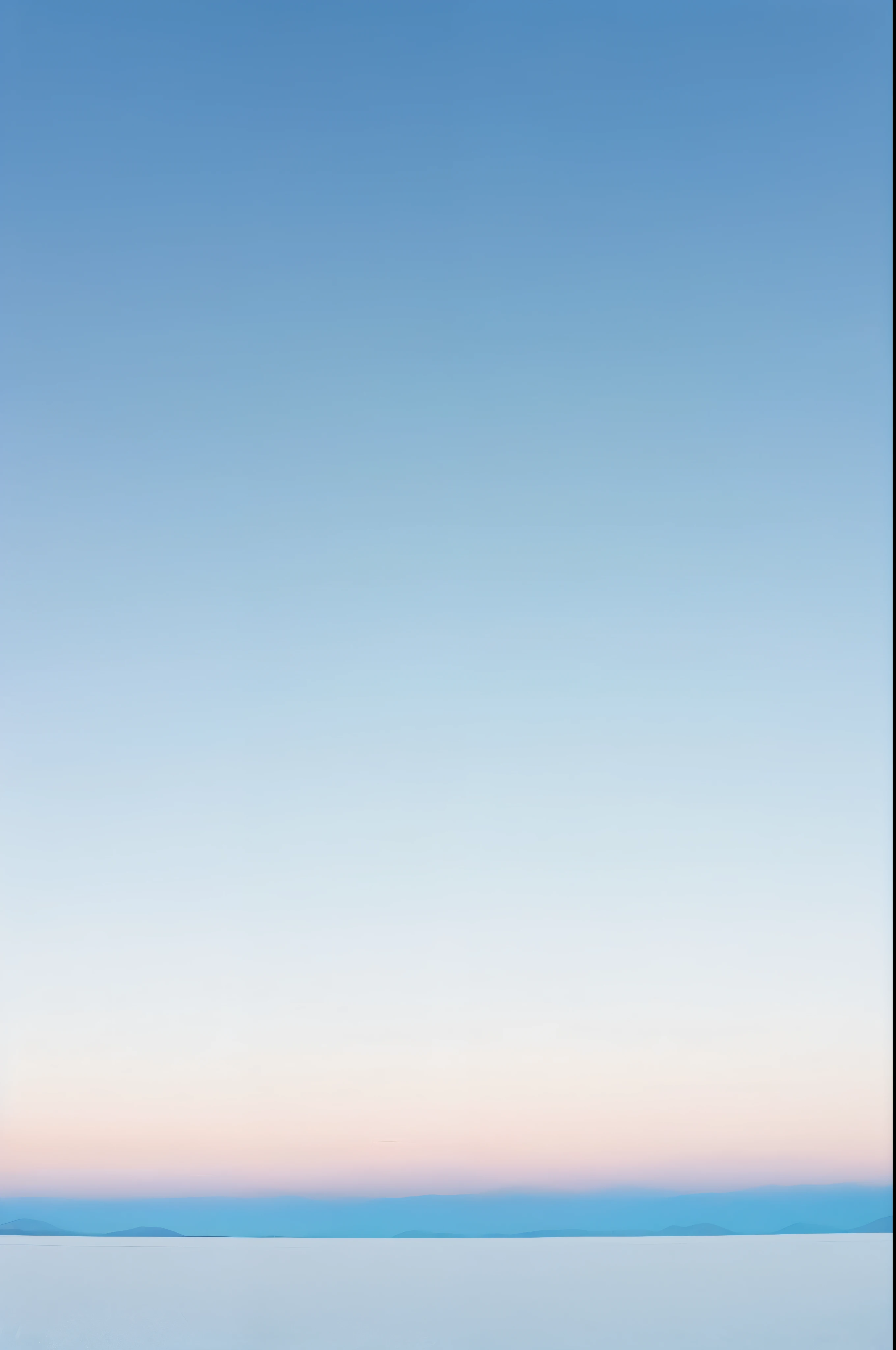 Mountains seen from afar under a wide blue sky at dusk,
fotografia