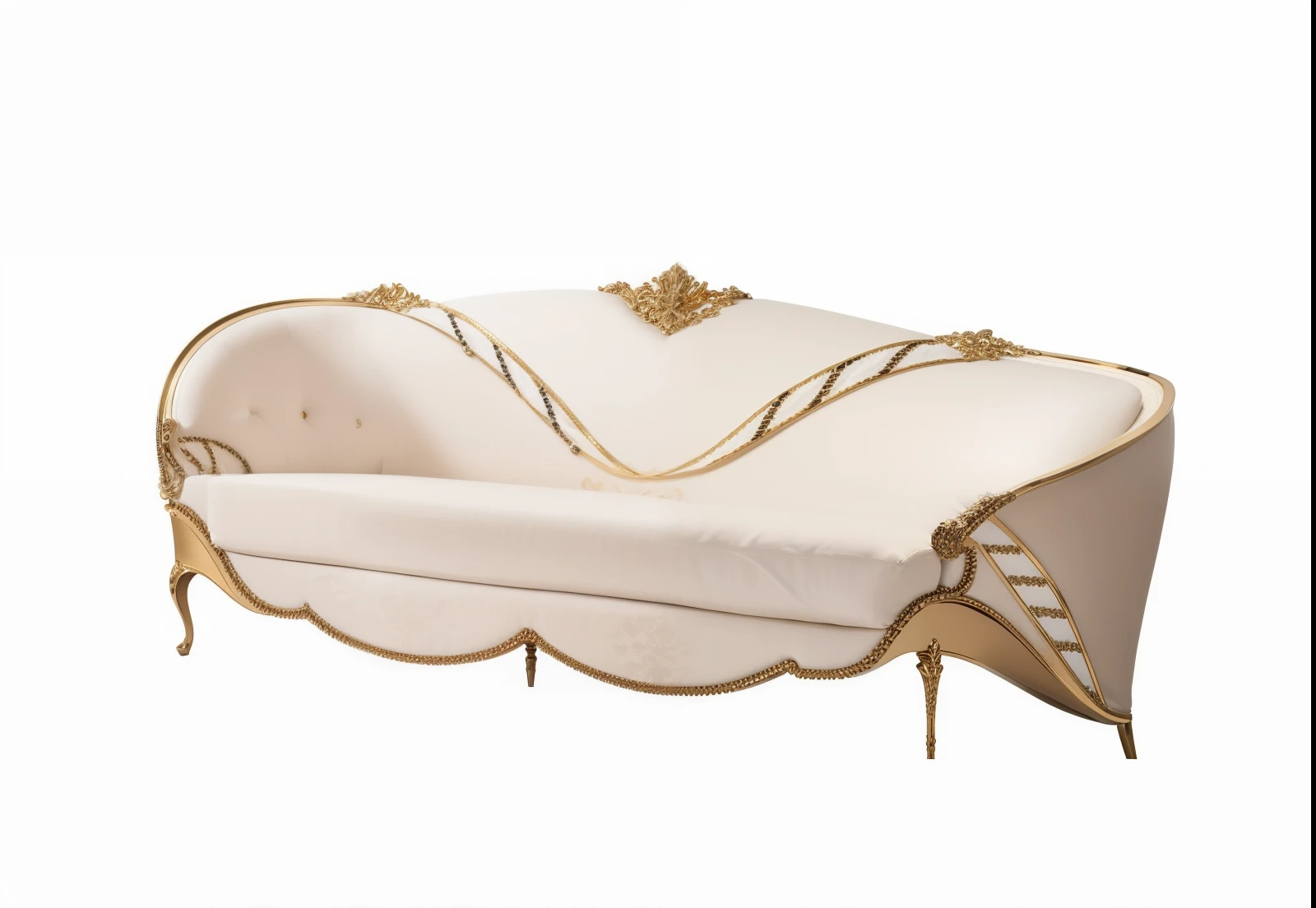 Cartoon style,details gold and white carpet