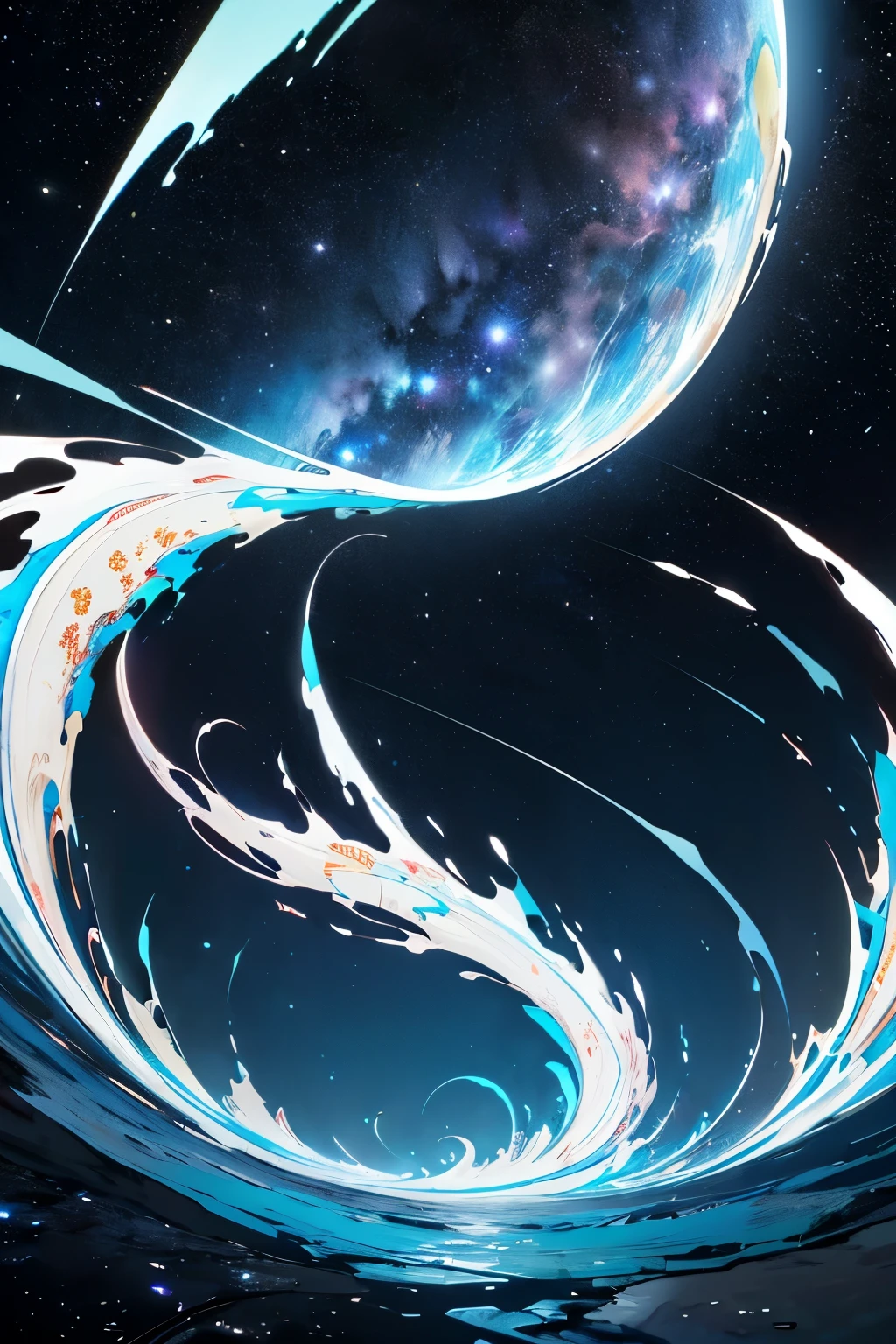 ((3000x4242)), ((PSICODELICO)), (detalhado), UNIVERSO, RAIOS, NEBULOSA, escadas