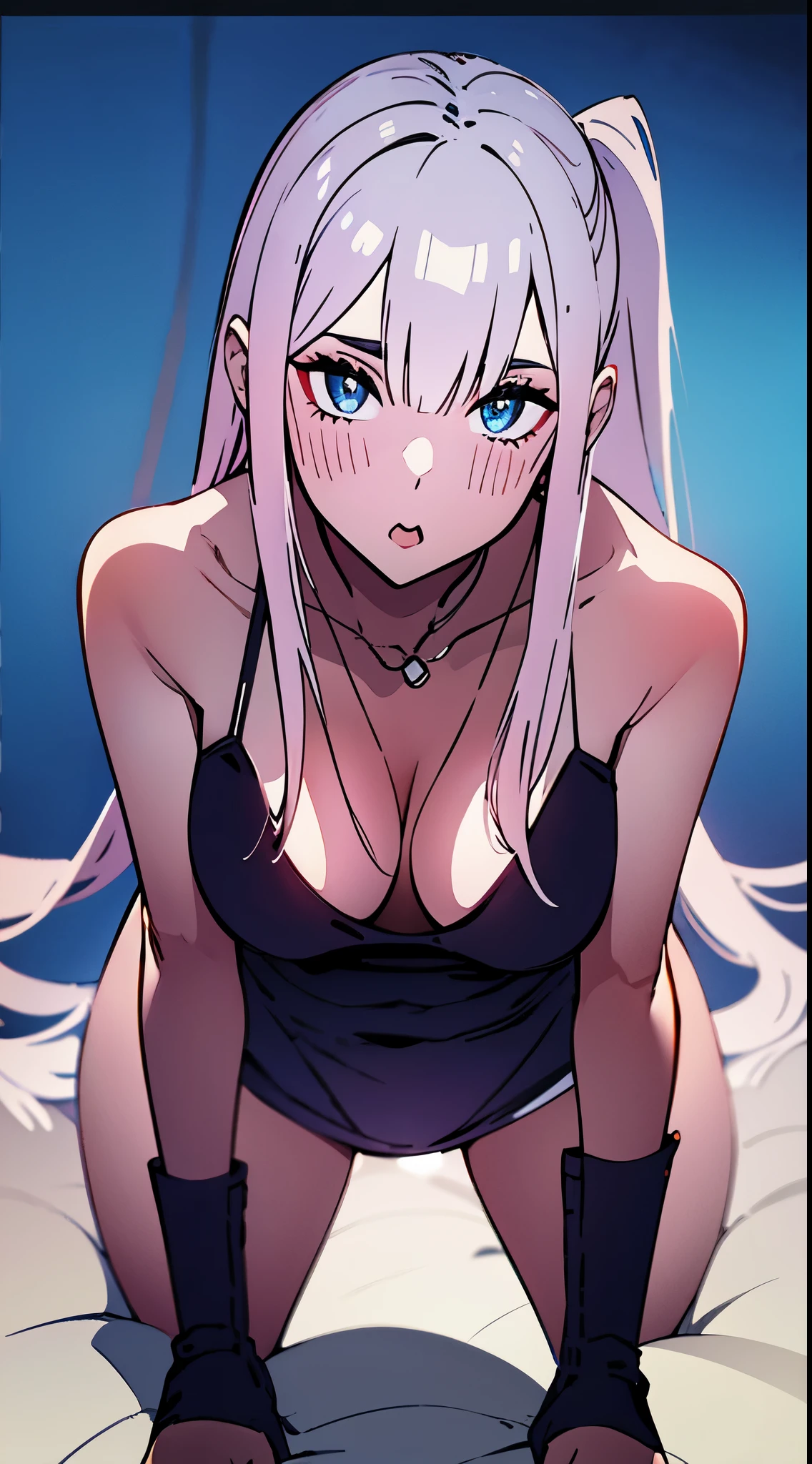 Zero Two, sexy pose, bend over, bikini, big breasts