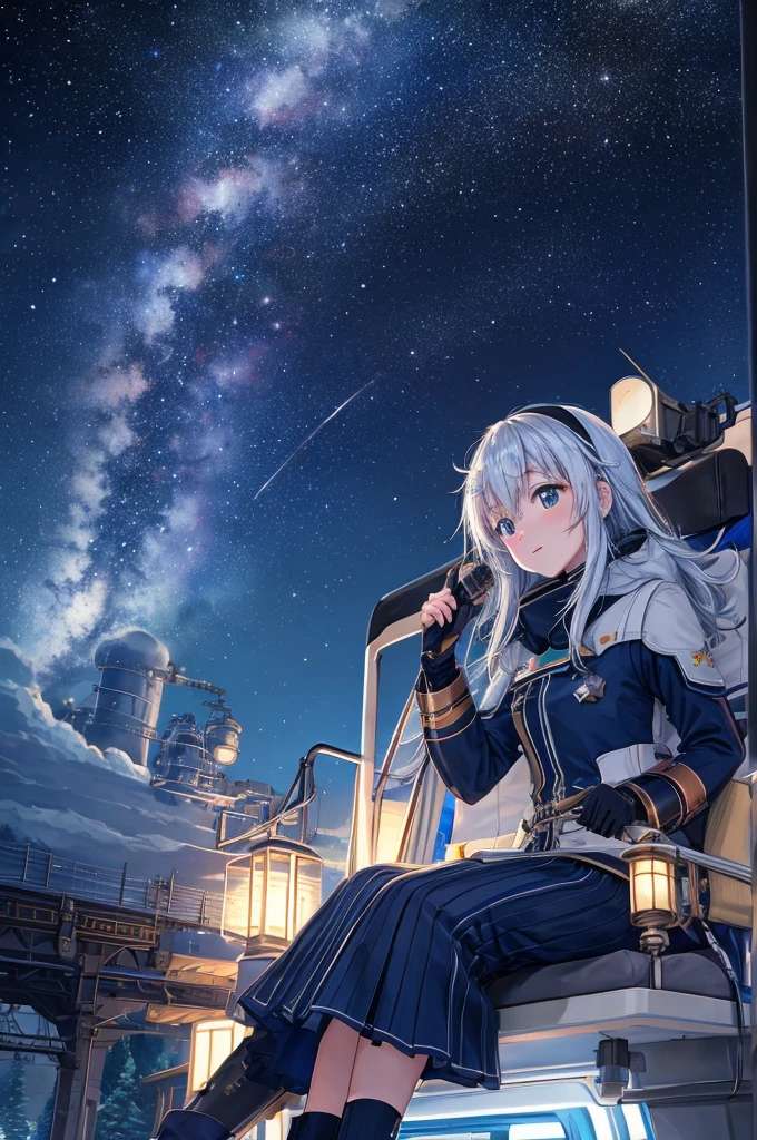 Sky Running Galactic Railroad, Night