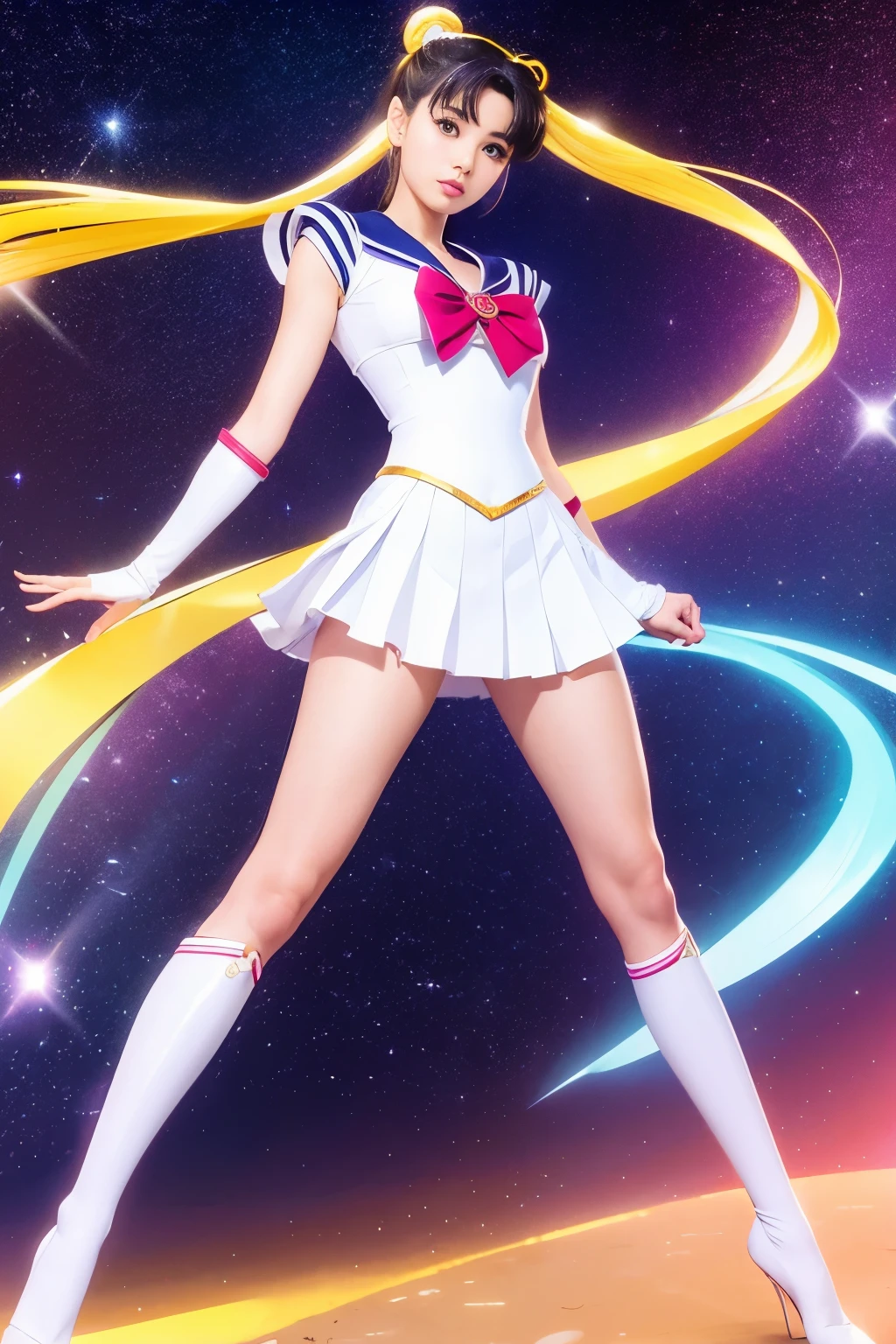 Sailor Moon, Tsukino, uniforme completo de Sailor Moon, Full body image