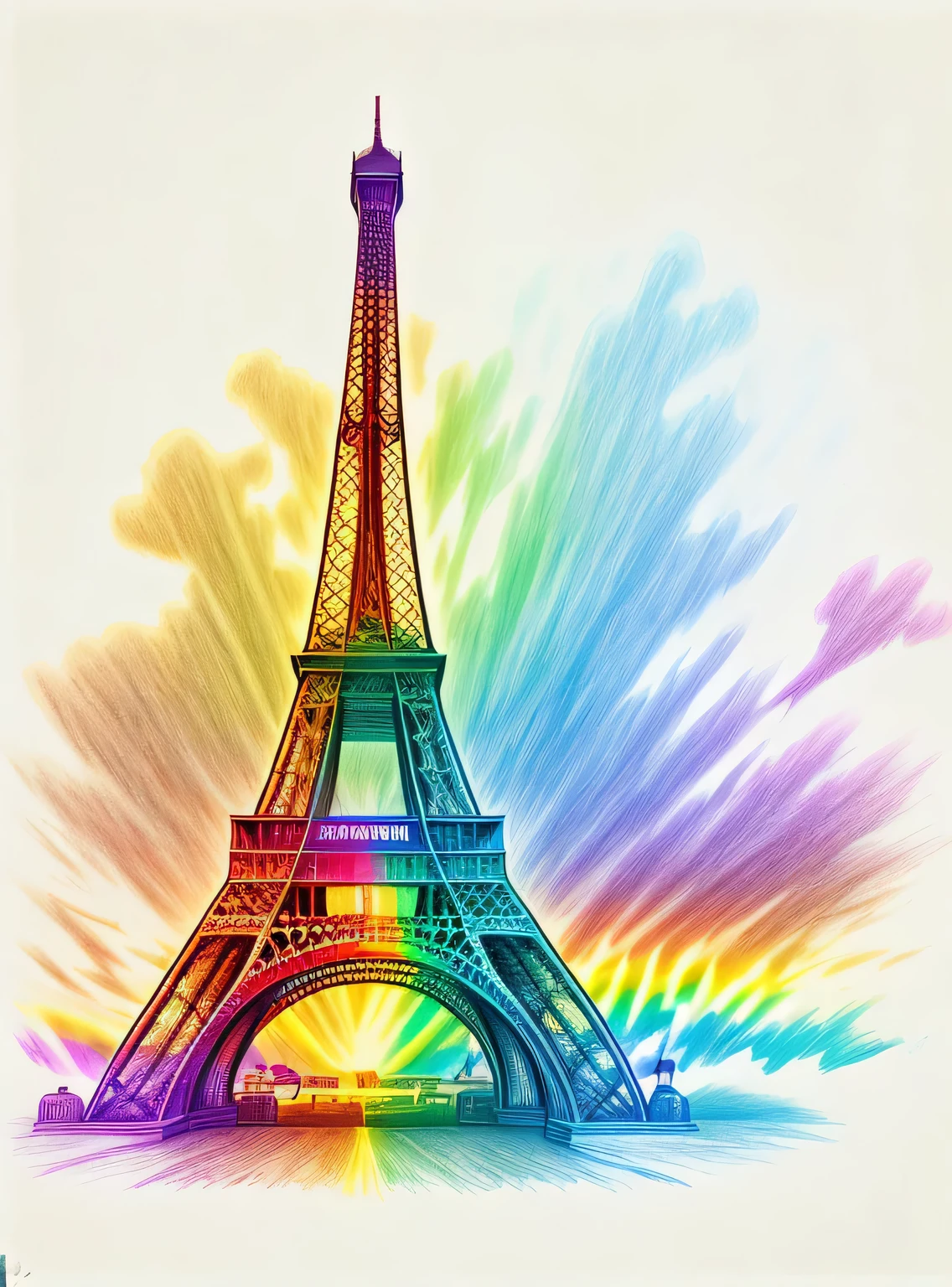 RainbowPencilRockAI paris