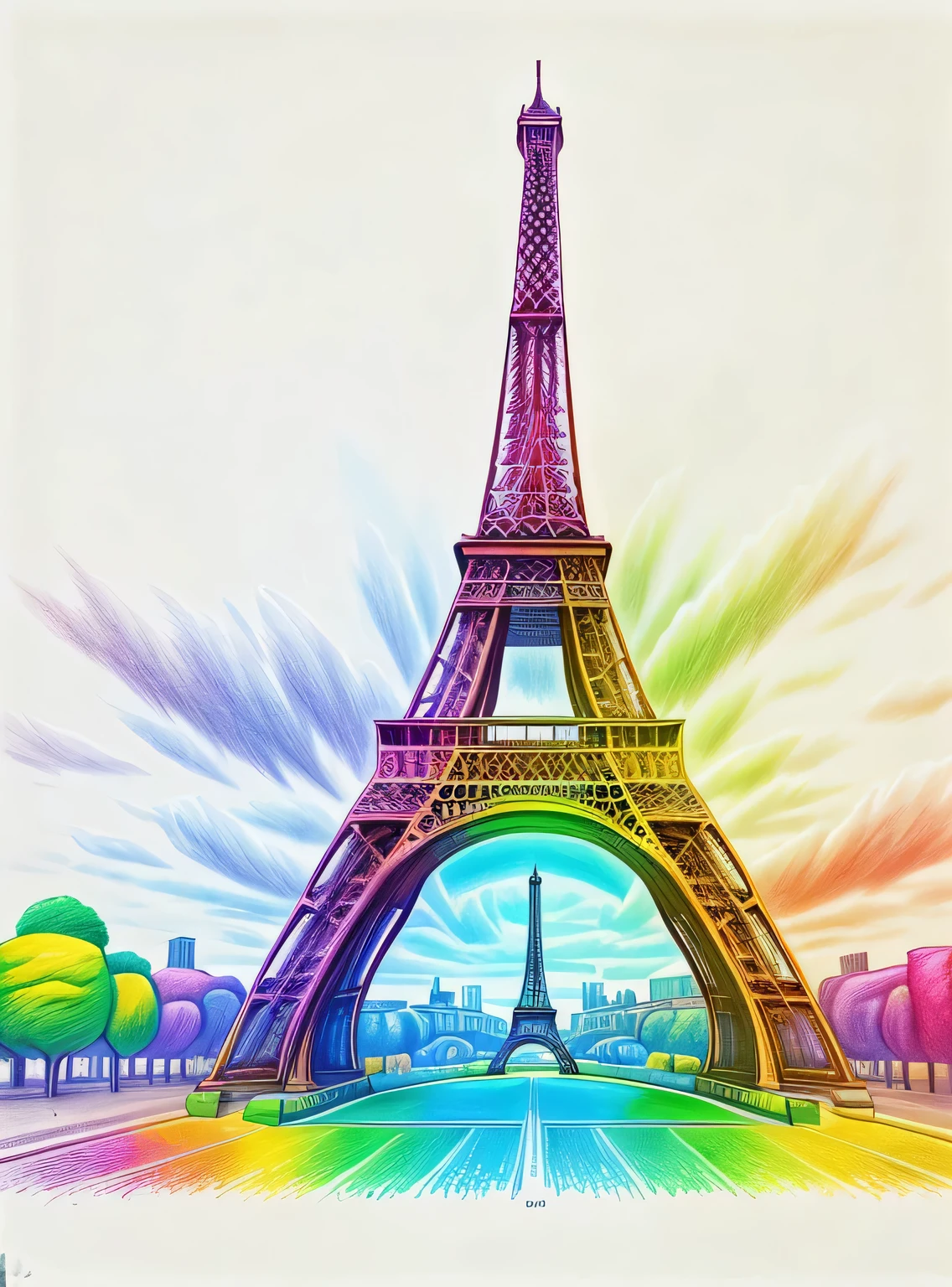 RainbowPencilRockAI paris