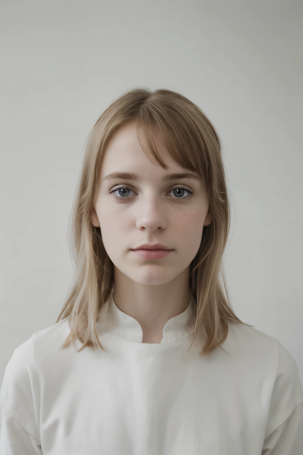 photo d'identité, fond blanc, couleur