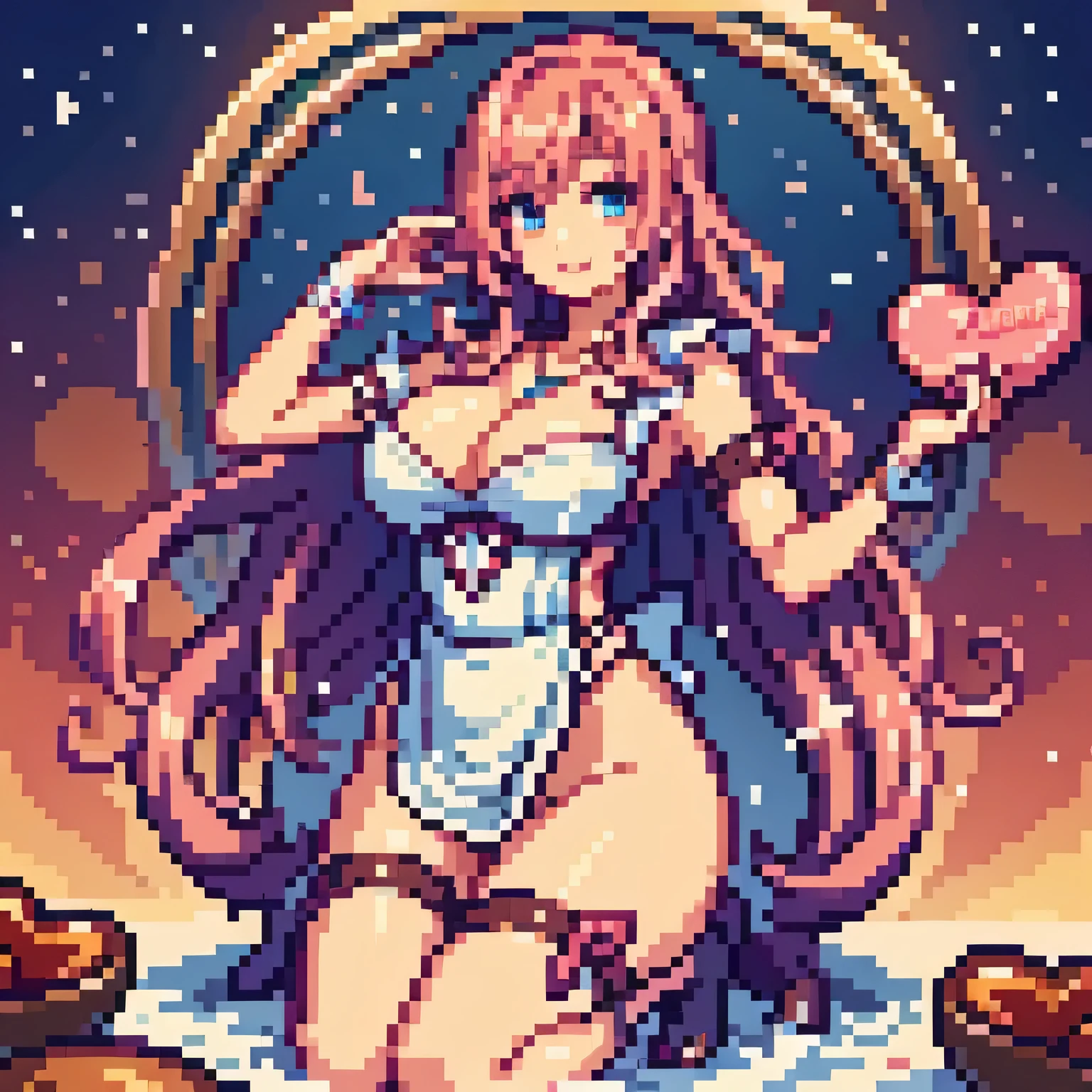 lightning,Final Fantasy,Pink Blonde,medium hair,light perm hair,curly hair on one side,disappoint one&#39;bangs,beautiful blue eyes,beautiful and high nose,super high quality,super high quality,masterpiece,digital single lens reflex,realistic,Detailed details,vivid details,depicted in detail,detailed face,Detailed details,Super detailed,realistic skin texture,based on anatomical basis,perfect anatomy,anatomically correct hand,anatomically correct fingers,Complex 3D rendering,Huge ,sexy pose,White Ruffled Shirt,pink apron,Maid clothes,Put it in a nice photo frame and display it,land of sweets,ファンタジーなland of sweets,Valentine&#39;s Day,have some delicious chocolate,luxury sweets house,Colorful chocolate,豪華なValentine&#39;s Day,luxury,heart mark balloon,colorful sweets room,Colorful macarons,Valentine gift box,mysterious snow scene,fantastic morning sun,Fantastic blue sky,It&#39;s snowing,beauty like a painting,Take a full body photo,9 head body,pink lip,beautiful curly hair,luxury necklace,emphasize the beautiful whole body,beautiful nails,High leg thong,smile,