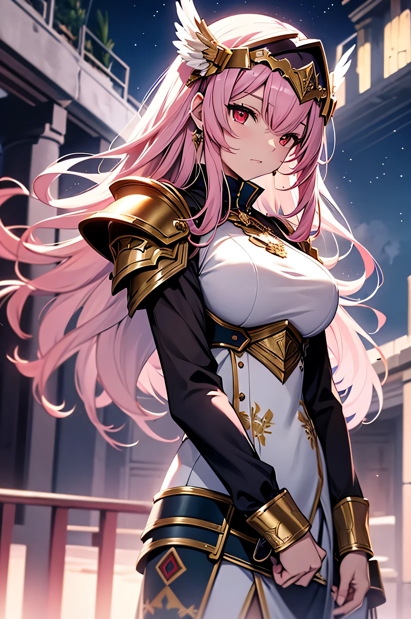 A close up of a woman in a dress with a sword - SeaArt AI
