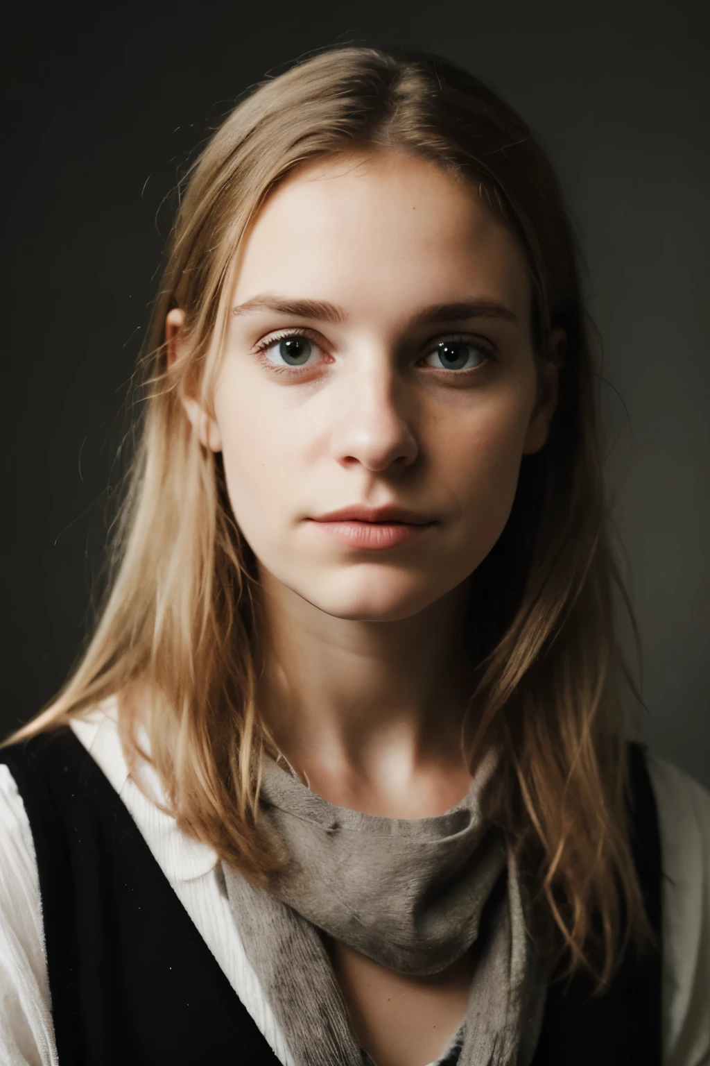 photo ID, portait, symetrique