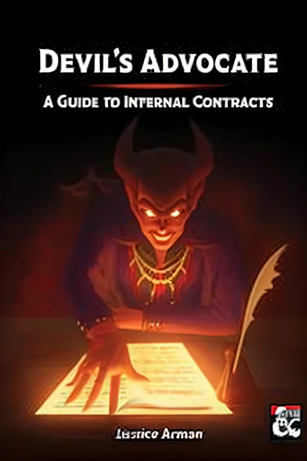 devil's advocate a guide to internal contracts, making a deal with the devil, an affable devil among demons, conjure devils, devils, conjuring a demon, reading an evil demonic book, eldritch legislature, devil, eldritch lovecraftian secretary, evil devious male, demonic sigils, by Lisa Nankivil, succubus