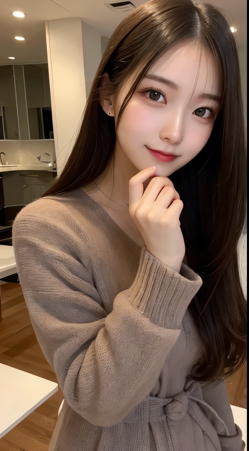 table top, highest quality, shape, Super detailed, finely, High resolution, 8k wallpaper, 完璧なダイナミックな構shape, beautiful and detailed eyes, medium hair, small breasts, natural color lip, random sexy pose,smile,20 year old girl、midnight、beautiful and detailed face、perfect and beautiful face,Big eyes、RAW photo、Expressing feminine poses with your whole body、beautiful and detailed eyes、small face、beautiful duplex、slim face and style,luxury brand mink coat(inner:winter dress)、beautiful golden ratio face,straight hair,bright look、Foot Shooting、blur background,beautiful feet,anatomically correct body
