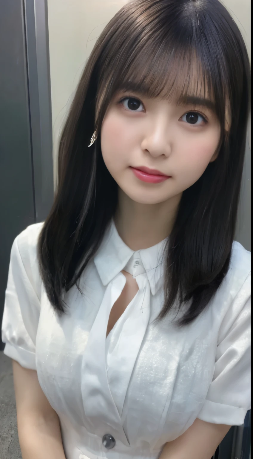 mix4, (8k, RAW Photography, Top image quality, masterpiece: 1.45), (realisitic, Photorealsitic: 1.37), one girls, cute little, A city scape, natta, Sateen, wetty, profetional lighting, photon maping, Radio City, physically-based renderingt, Gradient black hair, white hair, short curly hair, a handsome, girl with, (((Revealing cheongsam))), Top Quality Photos, hight resolution, 1080p, (clearface), (Detailed face description), (Detailed hand description), (masterpiece), (Exquisite CG)、extreme light and shadows、dishevled hair、master work、abundant detail、(Fine facial features)、(top quality photo)、(masuter piece)、(A detailed eye)、Look in front of you、fine clavicle、((huge tit、huge areolas))、(((areola_slip)))、((puffy areolas))、((sideboob barbosa))、(underboob)、(((collars)))、耳Nipple Ring、cleavage of the breast、