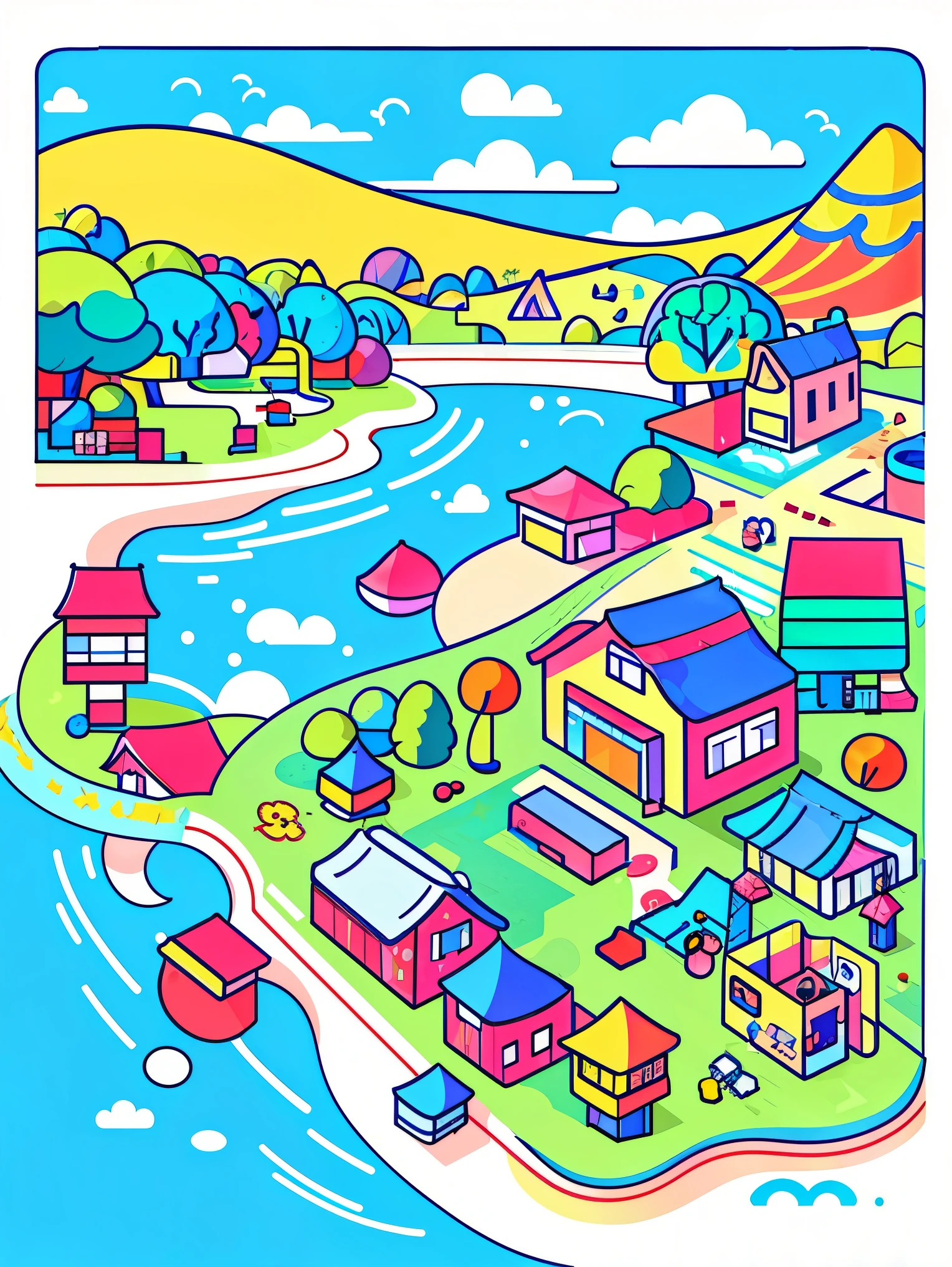 UI flat illustration-UI平面插图