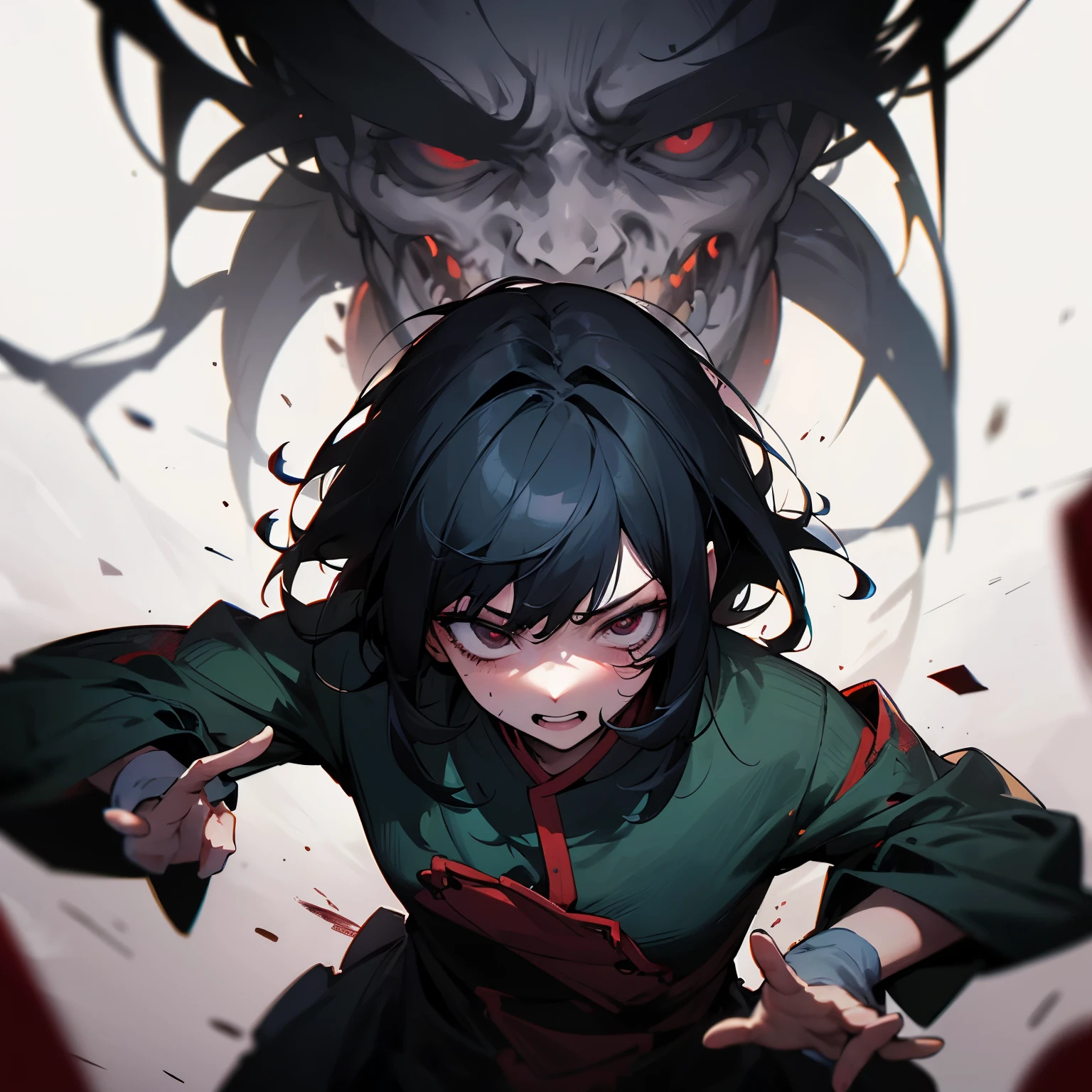 Name:Chen Ming Black hair and dark eyes. Human-turned-zombie.
