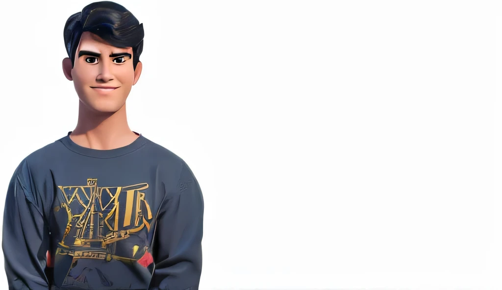 Um homem estilo disney pixar, alta qualidade, melhor qualidade