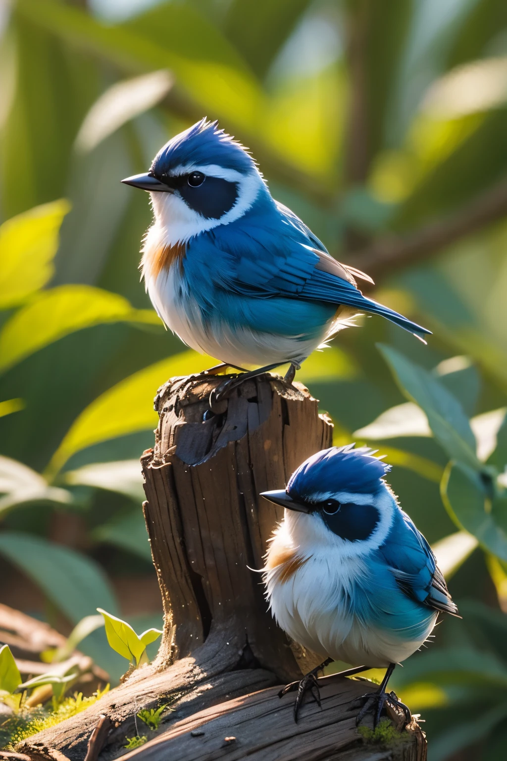 Splendid fairy wrens of Bedfordale Western Australia, high detail, fluffy, downy, cute, professional bird photography 36k resolution