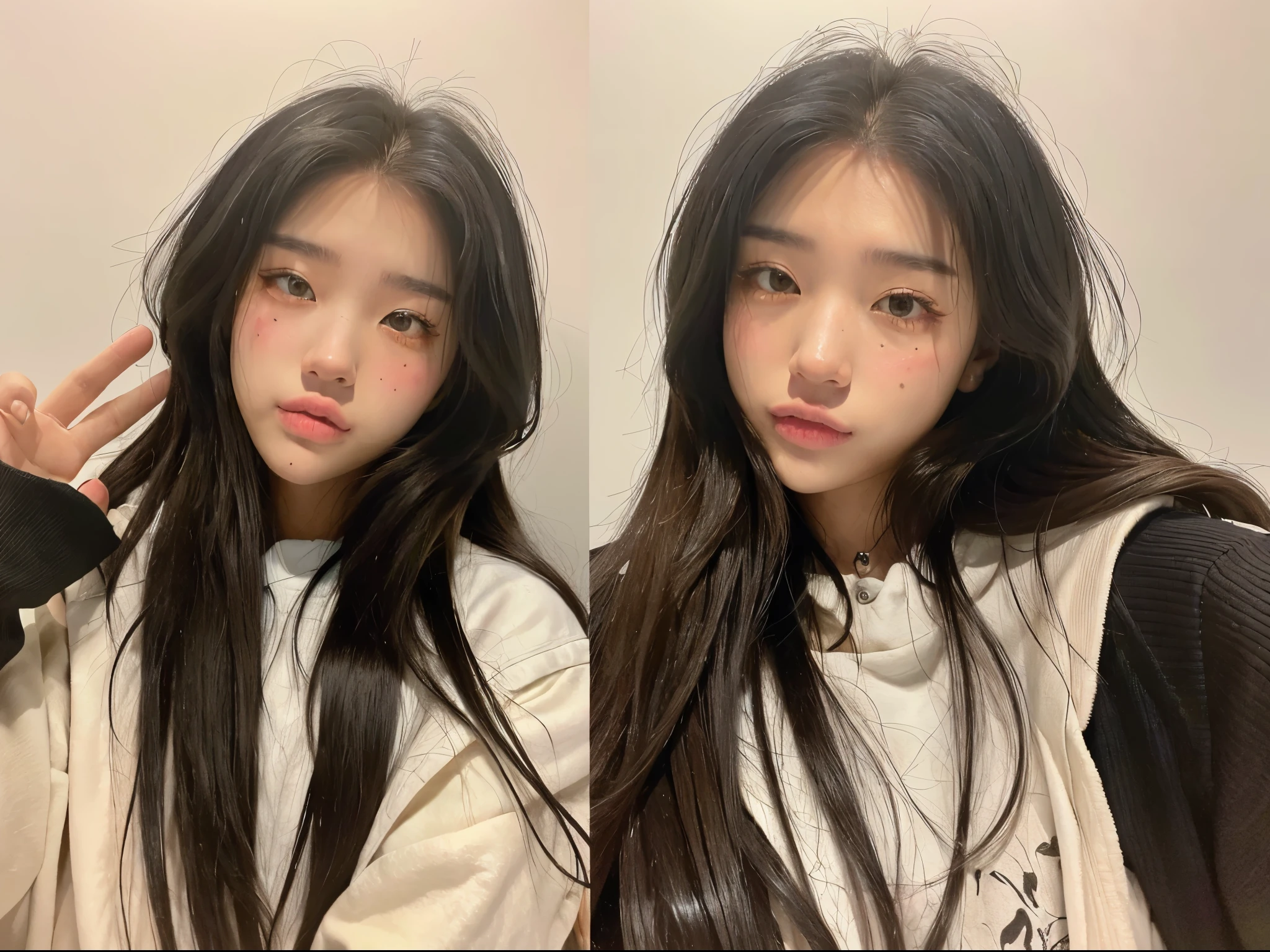 ((de primera calidad、8k、masterpiece:1.3))、Sharp focus:1.2、Belleza perfecta:1.4、inviernos:1.2、((Cabello Creativo:1.8))、(cabello corto:1.8)、(estilo moderno:1.2)、High definition face and skin texture.、ojos estrechos、double eyelid、cabello de color oscuro、fondo exterior de invierno、Quita los ojos de encima、designer hair、Sudadera oversize、(dark lighting:1.8)、tiro de vaquero、parece frio、(It functions as a single page of VOGE:1.8)、Cabello ondeando con fuertes vientos、maquillaje natural、(cabello decolorado blanquecino:1.5)、nostalgic representation、(flequillo ligero:1.7)、cuello de tortuga、(1mujer:1.5)、color gris、tiro lateral、Not looking here、
