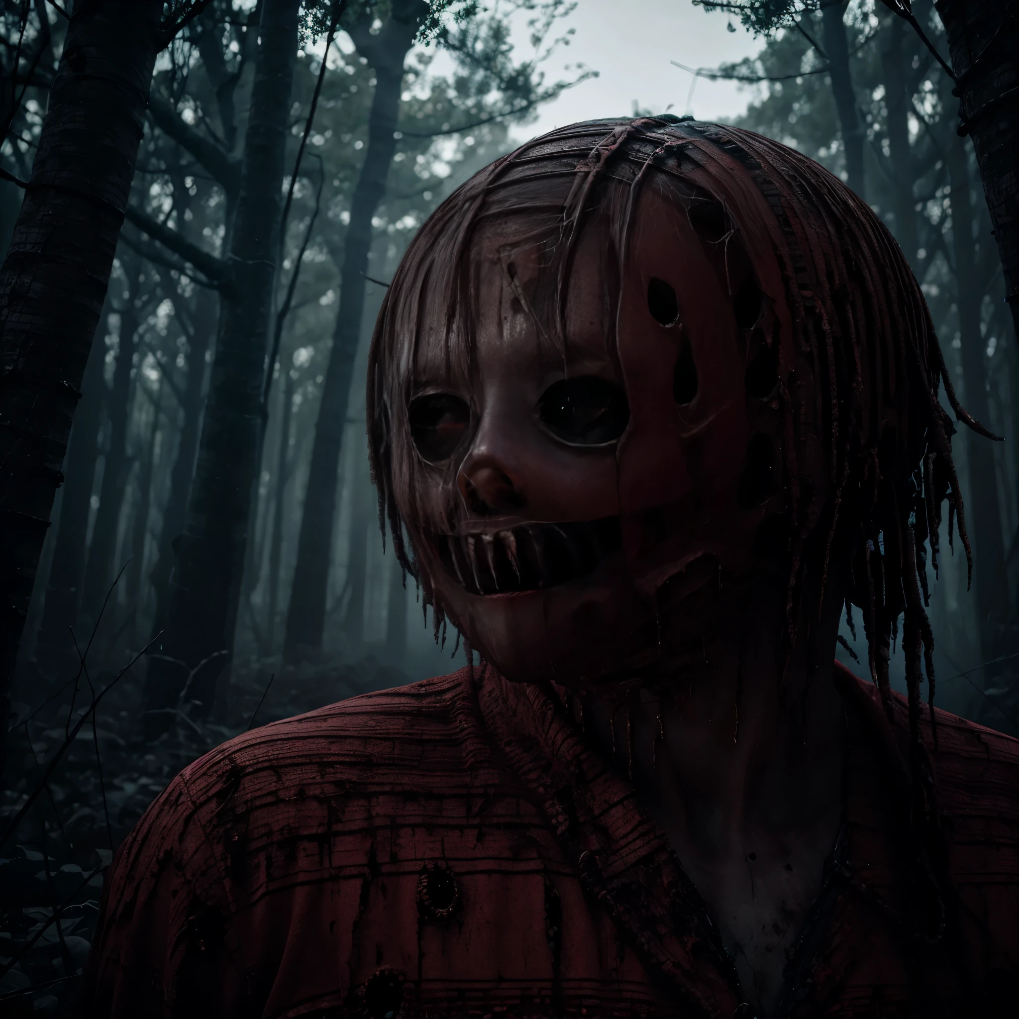 Random scene, (Digital Horror:1.6), hyper realistic, 8k, vibrant colors, sharp image