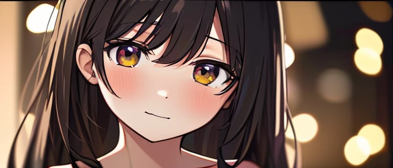 masterpiece, best quality, high quality, highres, 1girl, (Close up of girl's mouth), ((close up neck)), ((close up Collarbone)), shoulder, Small mouth, Slightly open mouth, Glossy mouth, blush, Glossy lips, Thin neck, long hair, Messy hair, Each hair is fine hair, dust, Soft Focus, bokeh, Blurred Backgrounds, depth of field,
