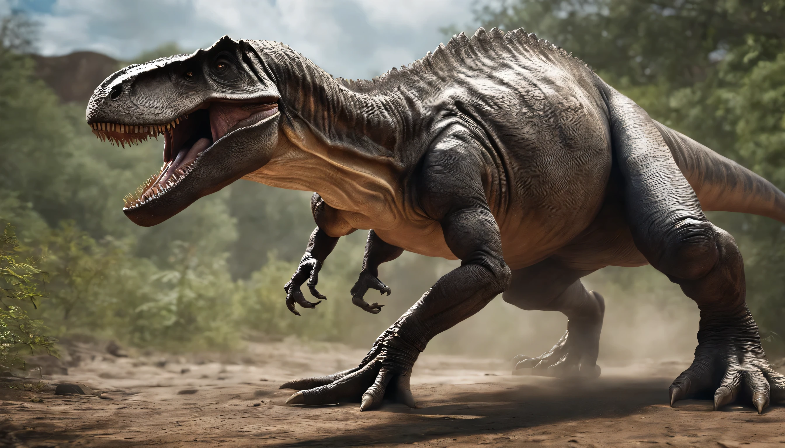 tyrannosaurus、whole body