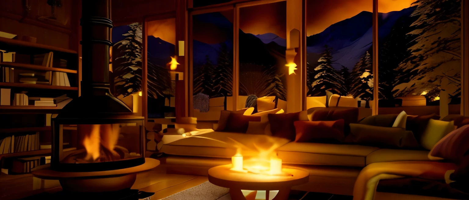 Close up of living room with fireplace and sofa, warm living room, Cozy and peaceful atmosphere, cozy wallpaper, Warm interior, cozy environment, Cozy home background, cozy living room, cozy living room background, Cozy place, cozy atmosphere, warm and beautiful scenery, Cozy and calm, cozy living room interior, cozy environment, relaxing environment, Warm interiors