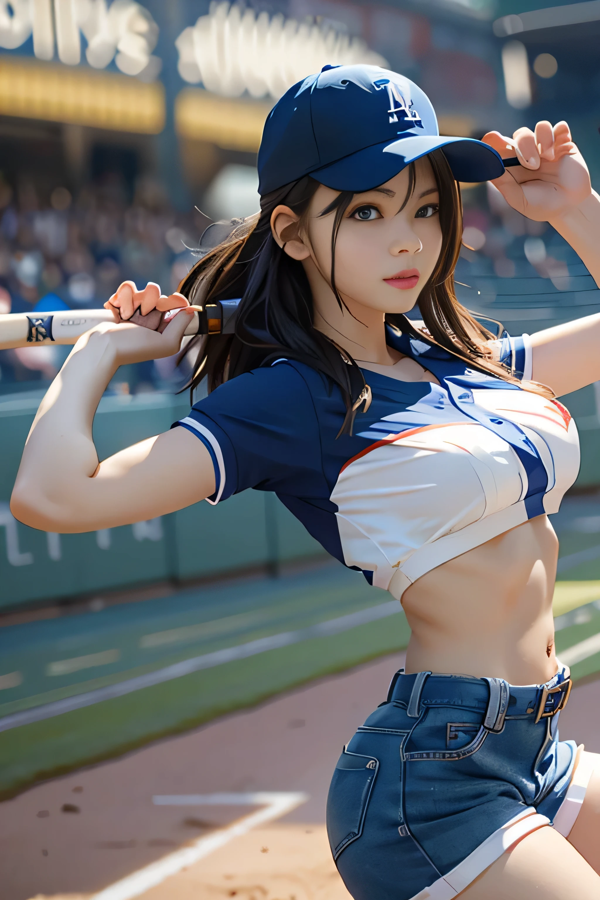 Pubic hair grows、Smile full of happiness、(((During sex)))、During sex、During sex、Panting face、Lacking、After being attacked、Sweating、Expression in a state of excitement、short-hair、eye glass、all-fours、Looks Back、View from diagonally behind、Baseball Costumes、(((The lower part of the body is bare)))、New York Baseball Caps