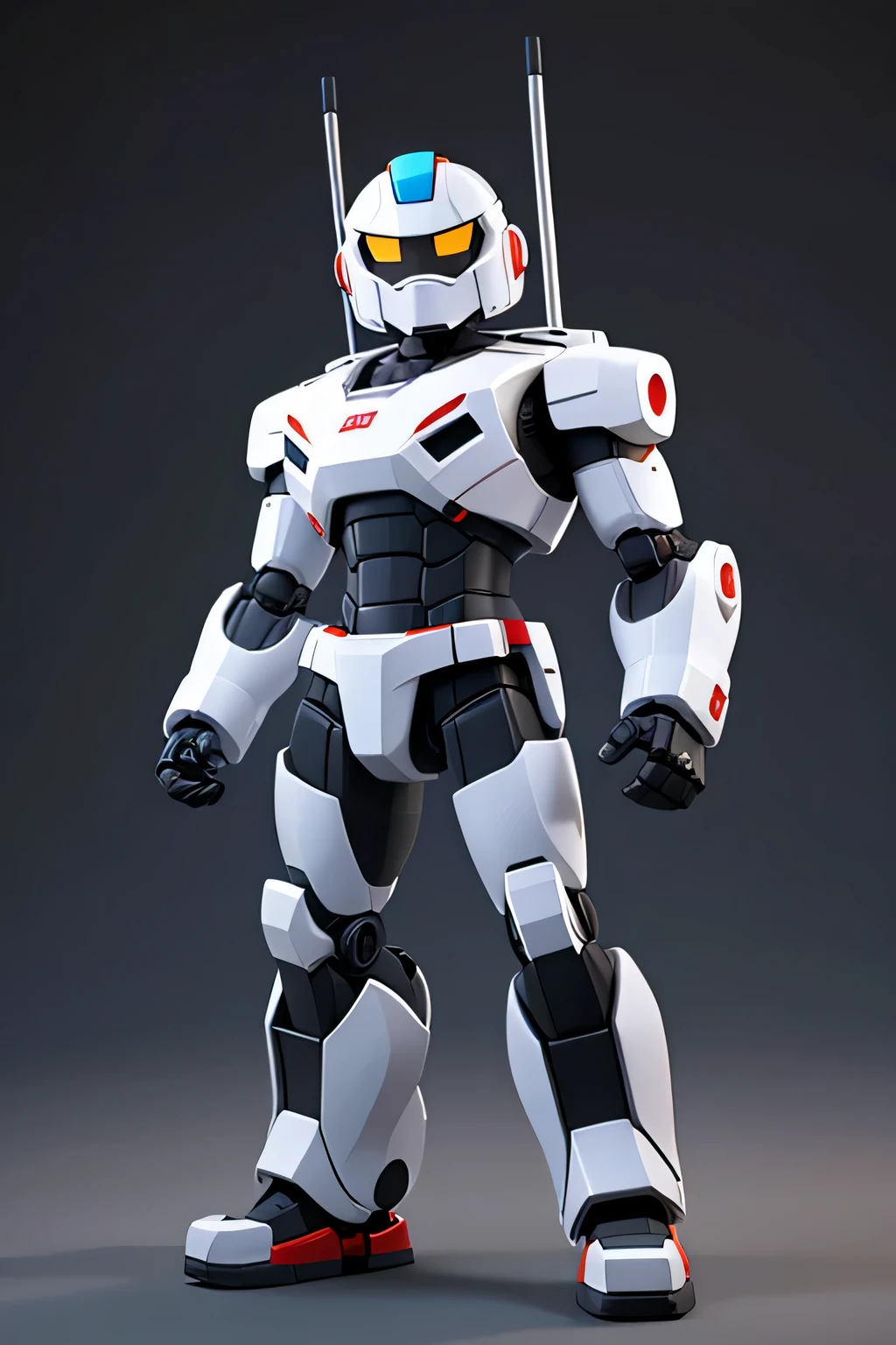 roblox strong style robot, baixo poli