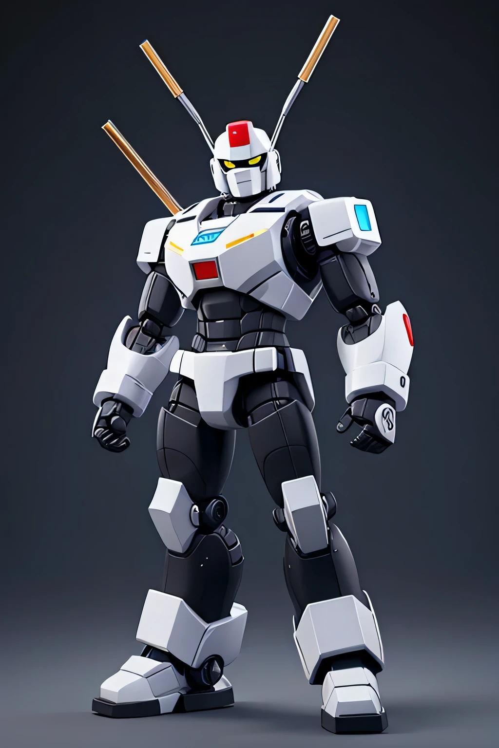 roblox strong style robot, baixo poli