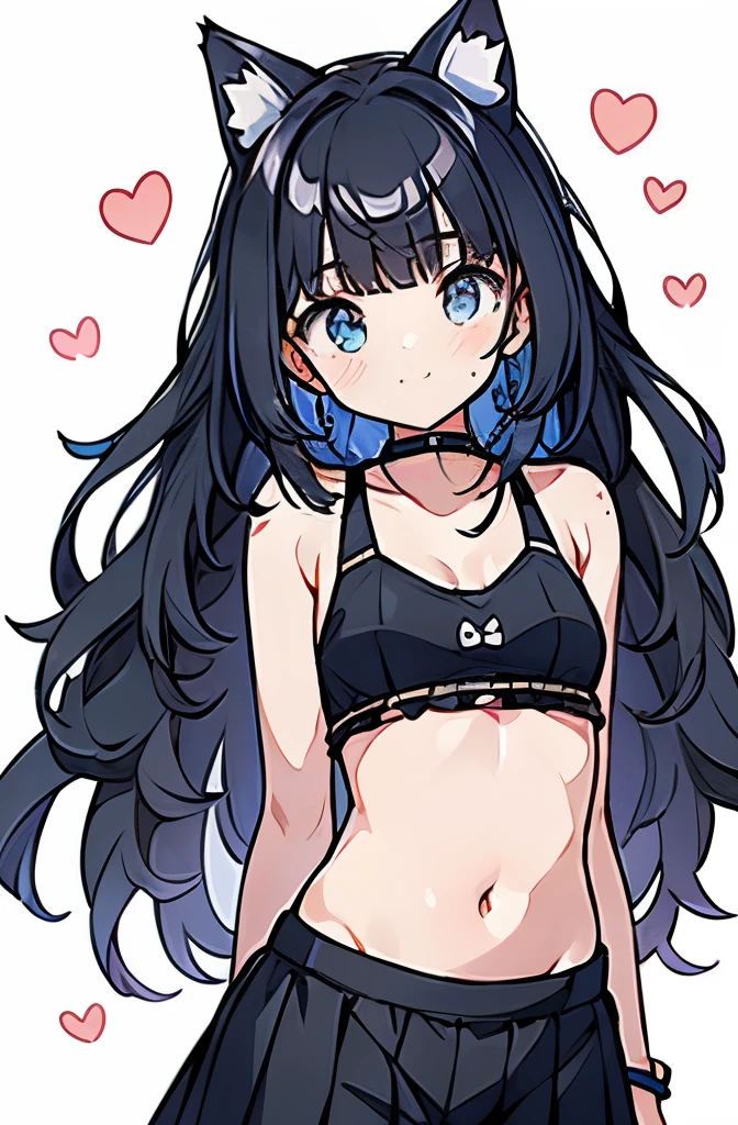 boxing、age girl、、belly button、stomach、skirt、Cat ear、cute
