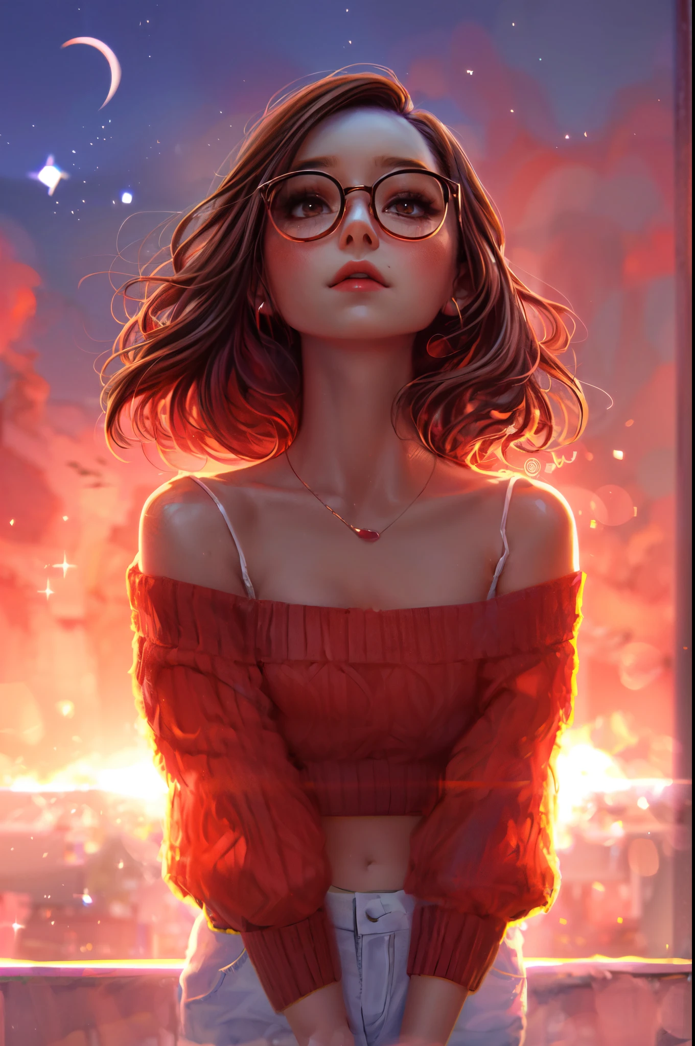 Highest quality,The perfect masterpiece,Perfect artwork,8K,Delicate face,(hakuhatsu:1.3), pearl illusion,Cyberpunk,fashion trend,3s material,high-definition,detail representation,c4d,3D,octane rendering,ray tracing,complex details,animated lighting,OCrenderer,8k,