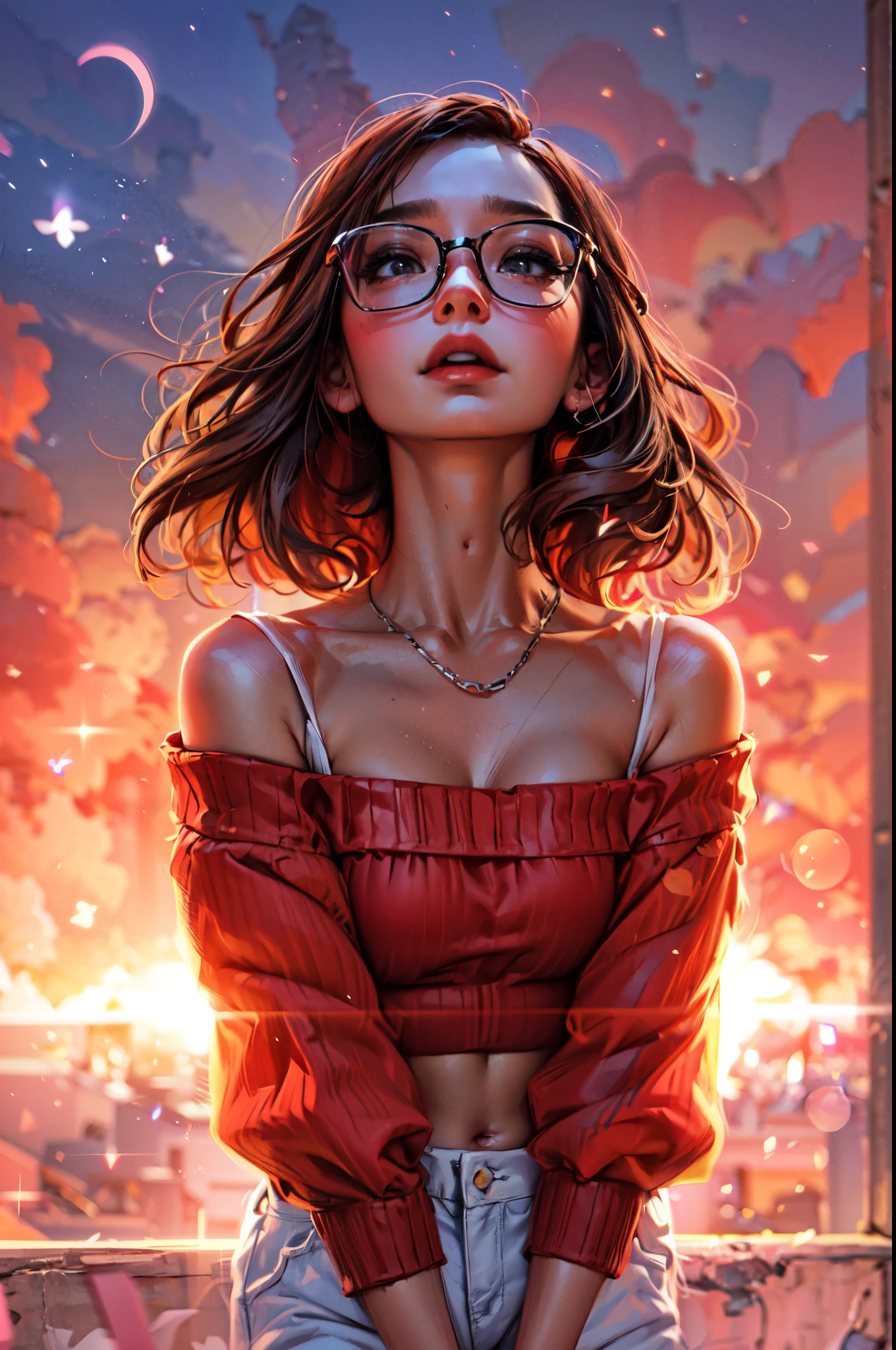 Highest quality,The perfect masterpiece,Perfect artwork,8K,Delicate face,(hakuhatsu:1.3), pearl illusion,Cyberpunk,fashion trend,3s material,high-definition,detail representation,c4d,3D,octane rendering,ray tracing,complex details,animated lighting,OCrenderer,8k,