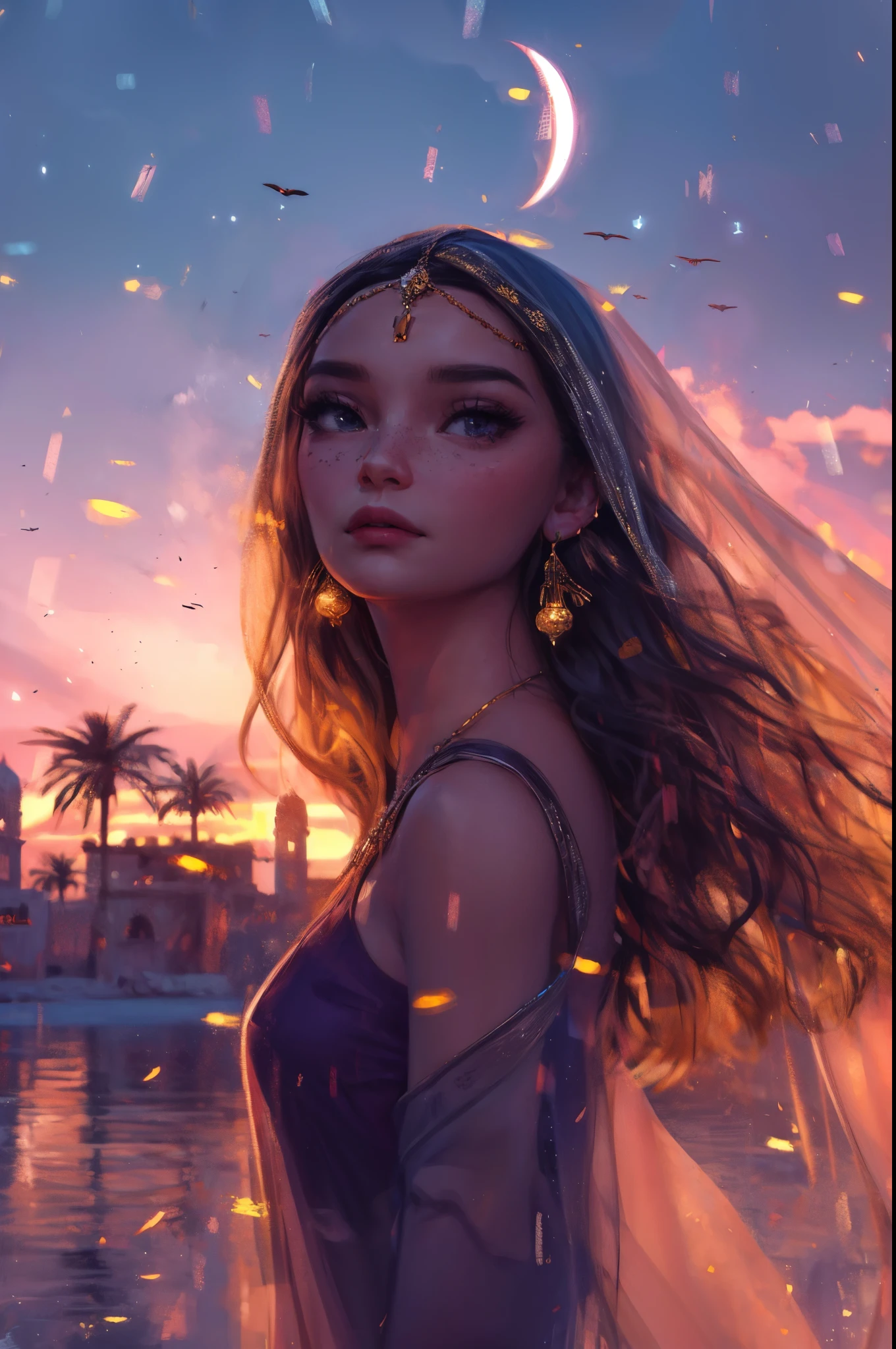 Highest quality,The perfect masterpiece,Perfect artwork,8K,Delicate face,(hakuhatsu:1.3), pearl illusion,Cyberpunk,fashion trend,3s material,high-definition,detail representation,c4d,3D,octane rendering,ray tracing,complex details,animated lighting,OCrenderer,8k,