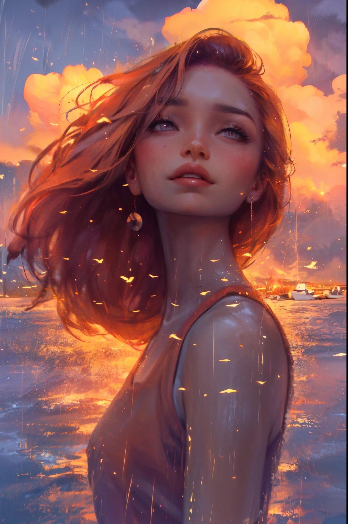 Highest quality,The perfect masterpiece,Perfect artwork,8K,Delicate face,(hakuhatsu:1.3), pearl illusion,Cyberpunk,fashion trend,3s material,high-definition,detail representation,c4d,3D,octane rendering,ray tracing,complex details,animated lighting,OCrenderer,8k,