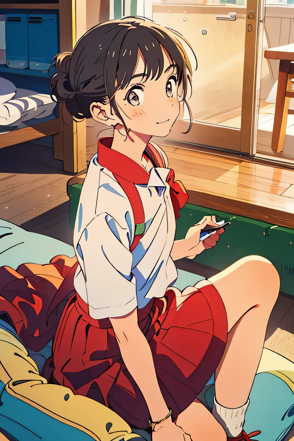 masterpiece、high quality,1 girl,alone,medium long shot,motion