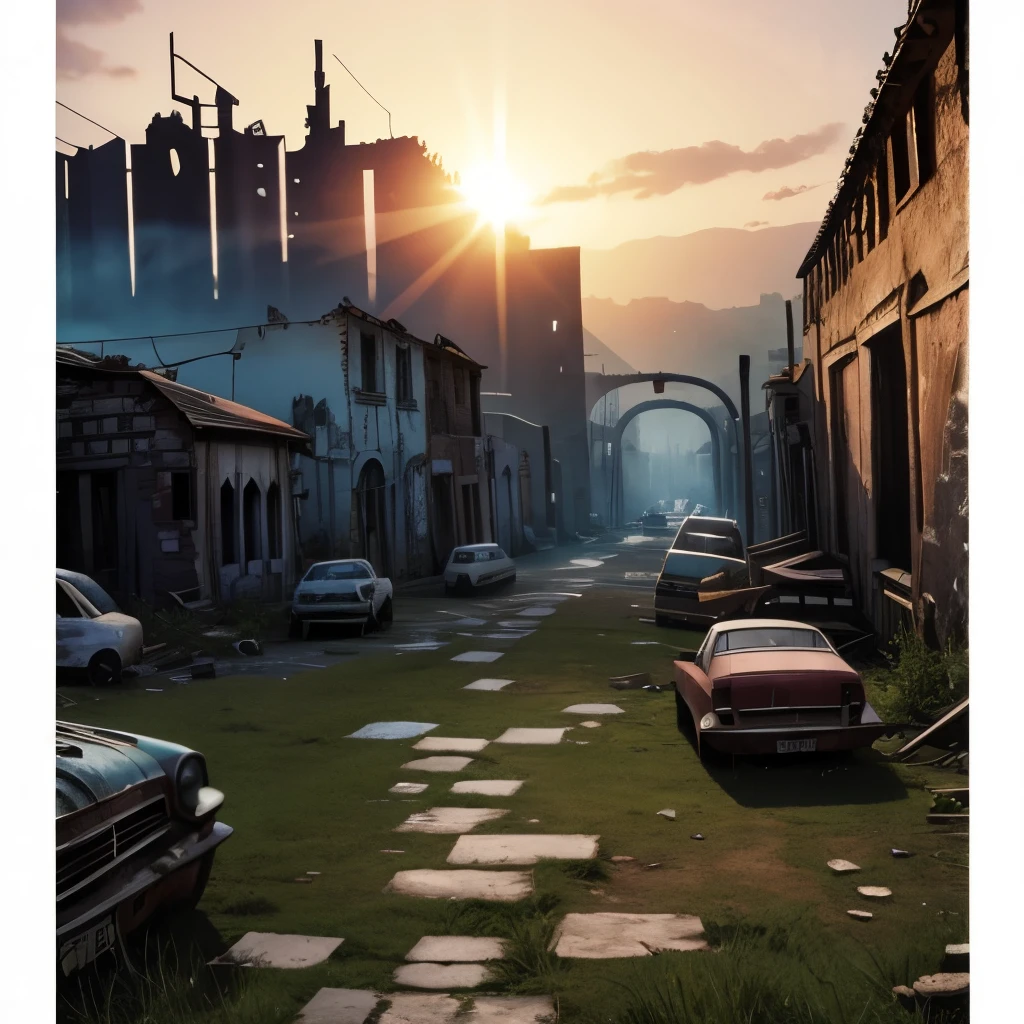 ruined town