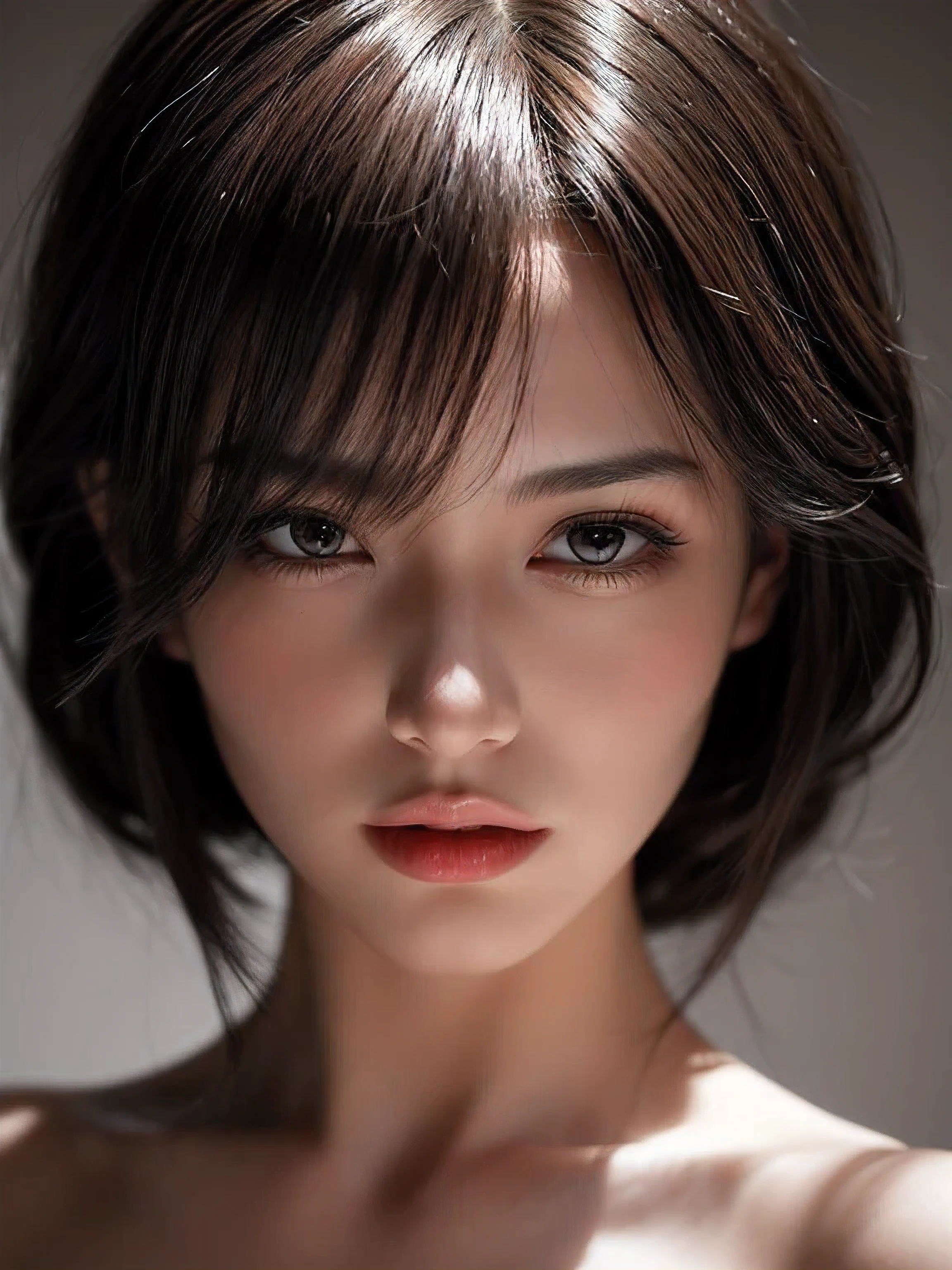 Shadows play an important role in shaping women's characteristics、Generates highly realistic images of beautiful portraits。. Try dramatic lighting、Create interesting shadows that highlight the contours of your face。.