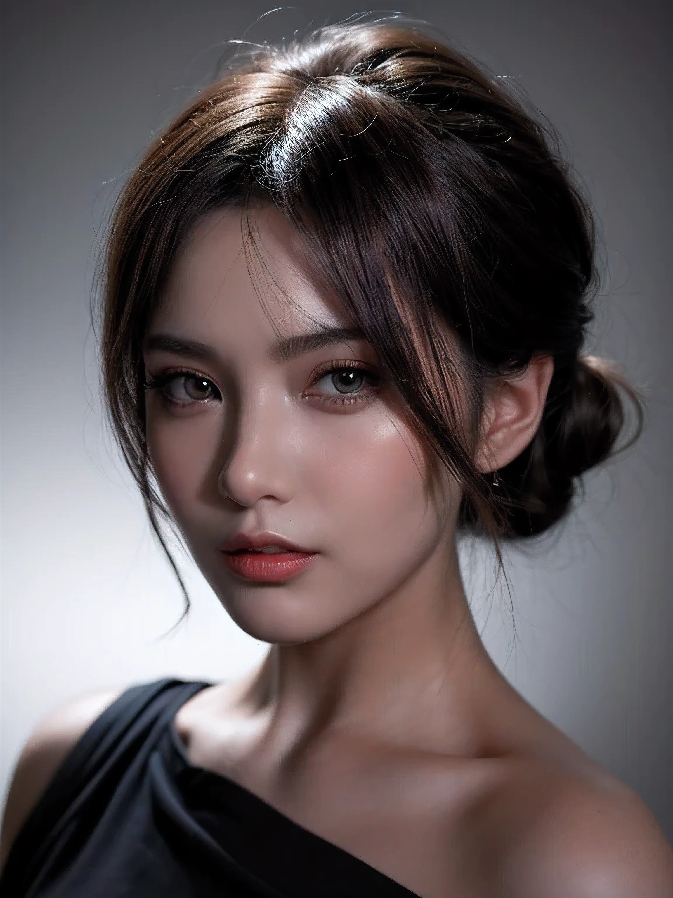 Shadows play an important role in shaping women&#39;s characteristics、Generates highly realistic images of beautiful portraits。. Try dramatic lighting、Create interesting shadows that highlight the contours of your face。.