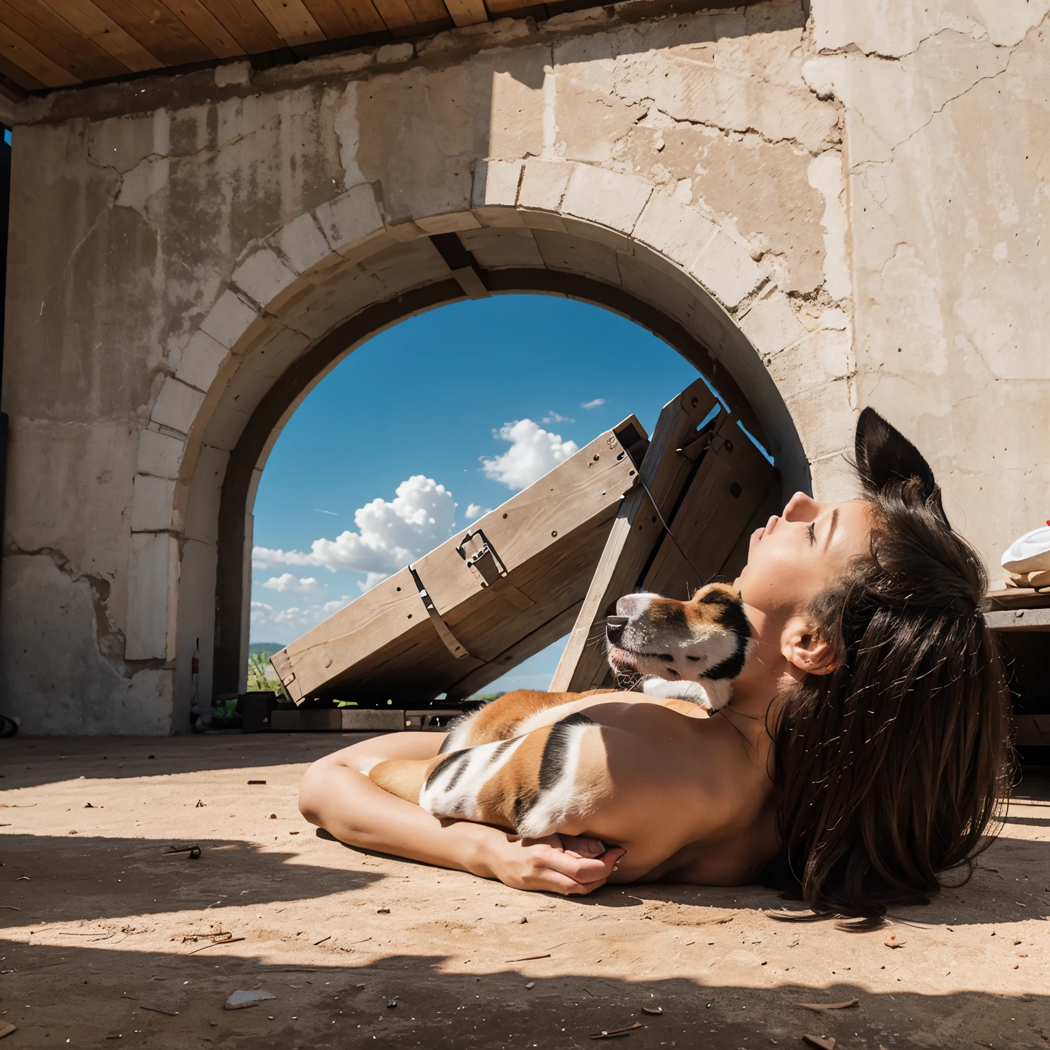 back drop design for dog product