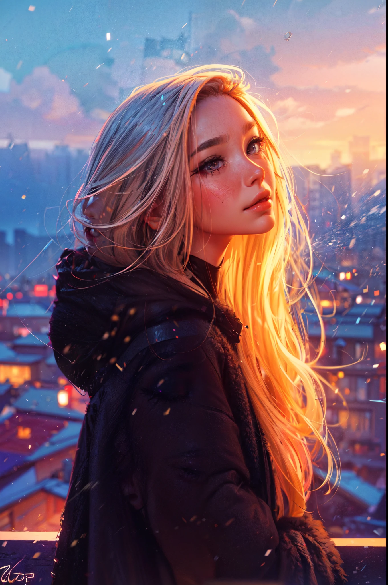 Highest quality,The perfect masterpiece,Perfect artwork,8K,Delicate face,(hakuhatsu:1.3), pearl illusion,Cyberpunk,fashion trend,3s material,high-definition,detail representation,c4d,3D,octane rendering,ray tracing,complex details,animated lighting,OCrenderer,8k,