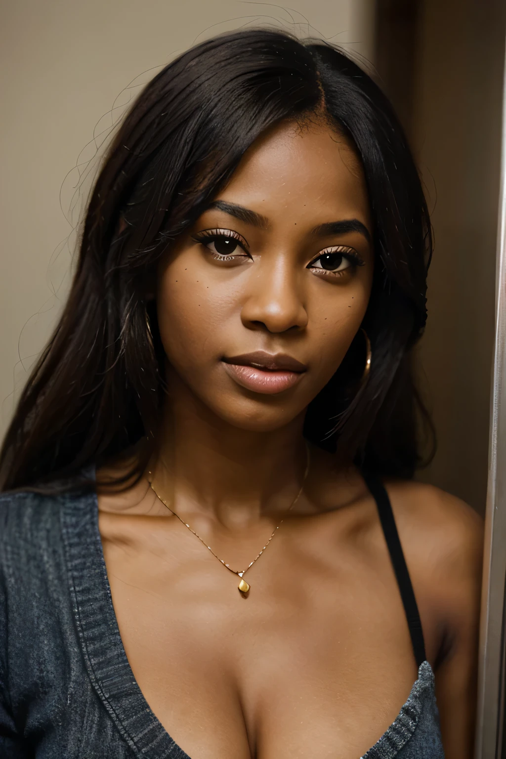 hyper realistic beautiful African woman