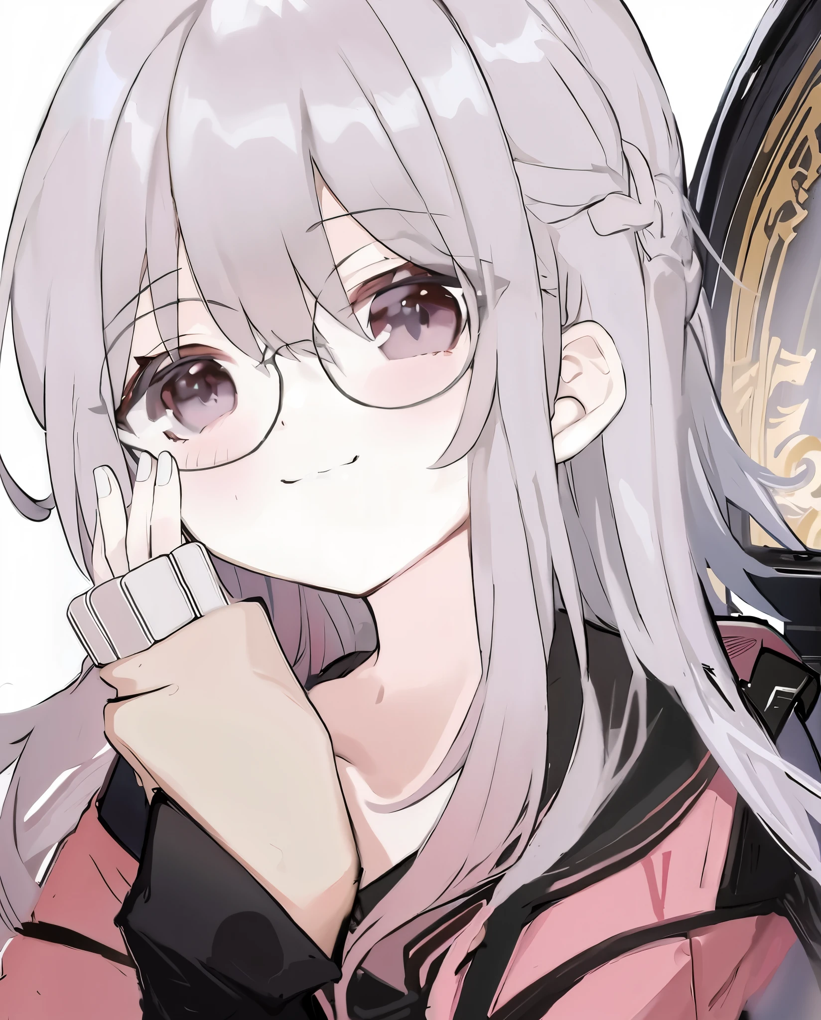 A card border UI,Modern urban minimalist style,Suspense style,Profile Style。Leave a square blank space in the middle,There is a ruby under the bezel。Parchment backing,There are blood stains on it。Black and White、yellowish、Lilac main color。