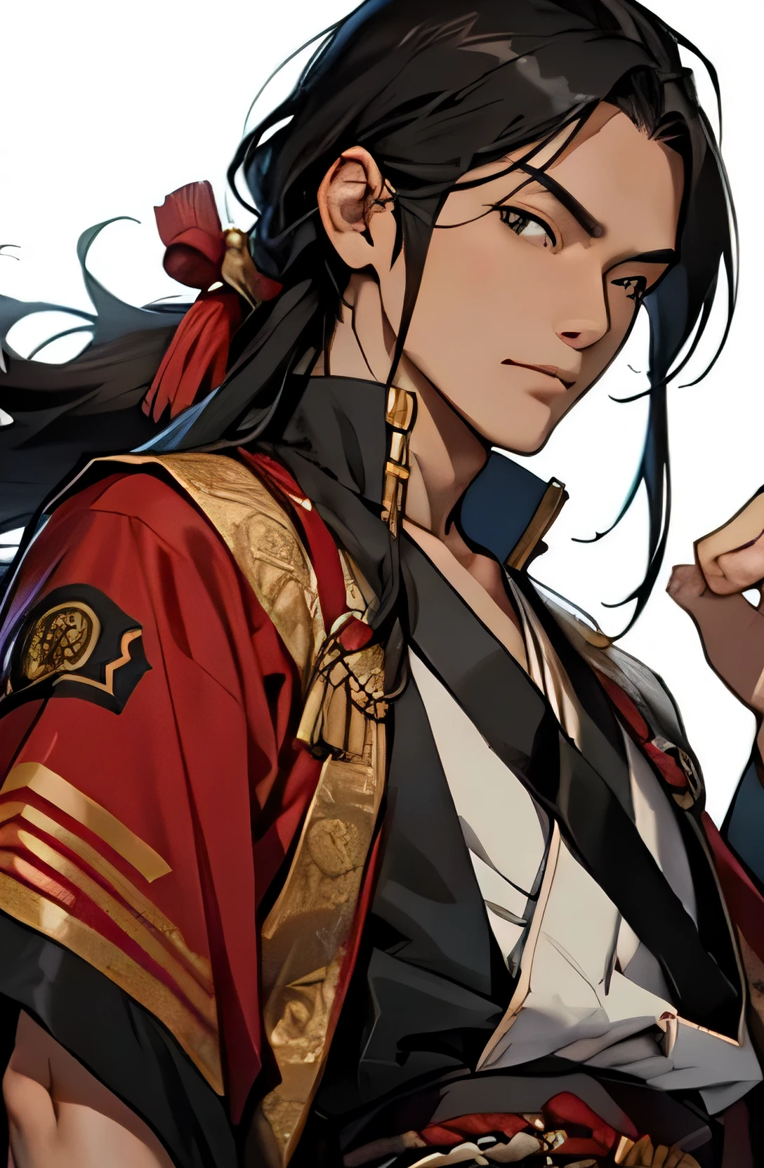 Oda Nobunaga male black hair Catching people'Heart of, ride a horse