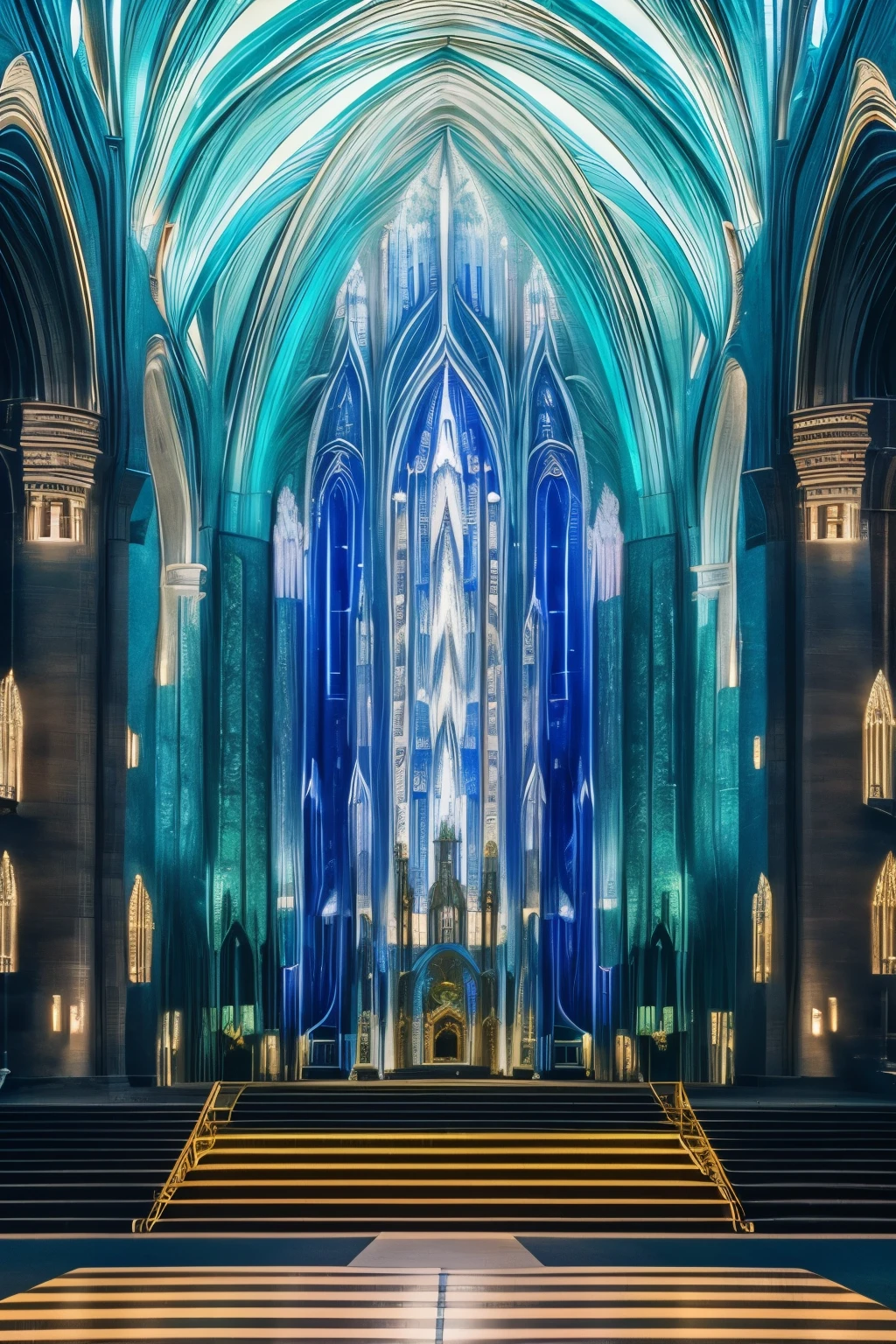 best quality, 32k, RAW photo, incredibly absurdres, extremely detailed, delicate texture, very beautiful translucent cathedral, iridescent translucent anatomy diagram