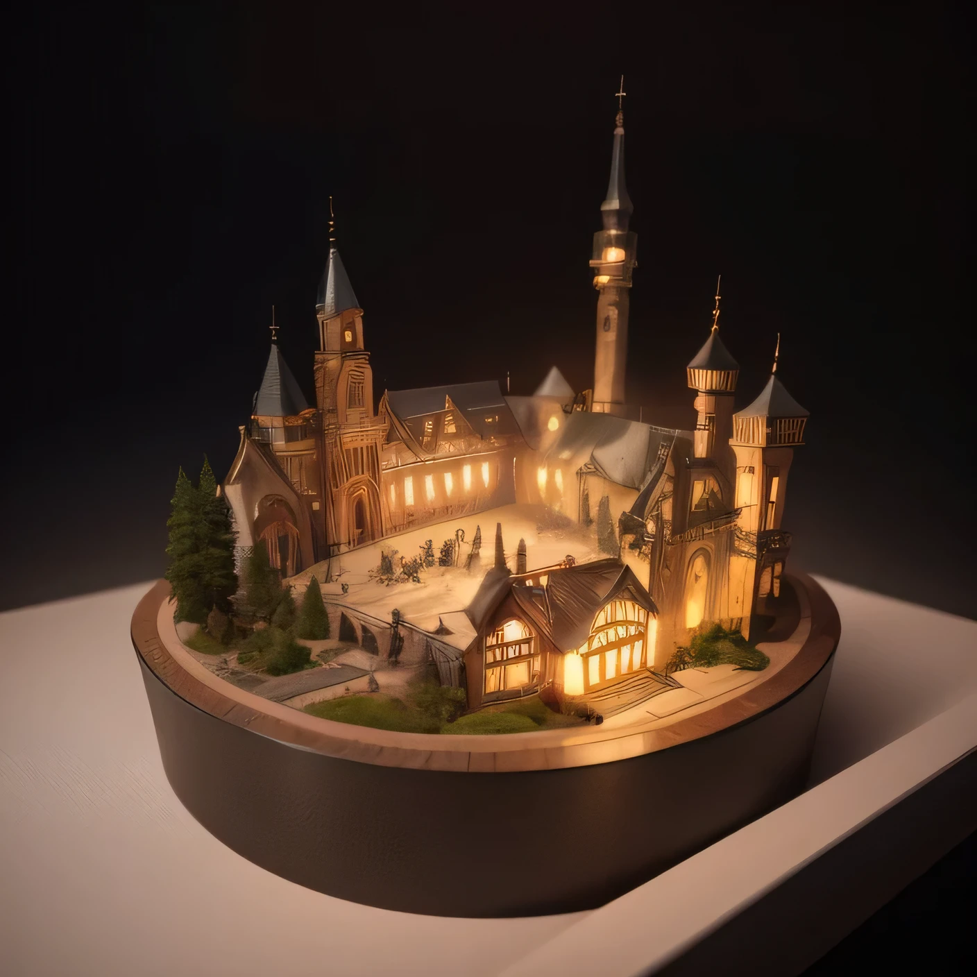 <lora:miniatureworld:0.8> miniature world, <lora:ancientcity:0.5> BJ_Ancient_city, diorama of an ancient city, tilt shift || masterpiece, 8k, high resolution, shallow depth of field, sharp focus