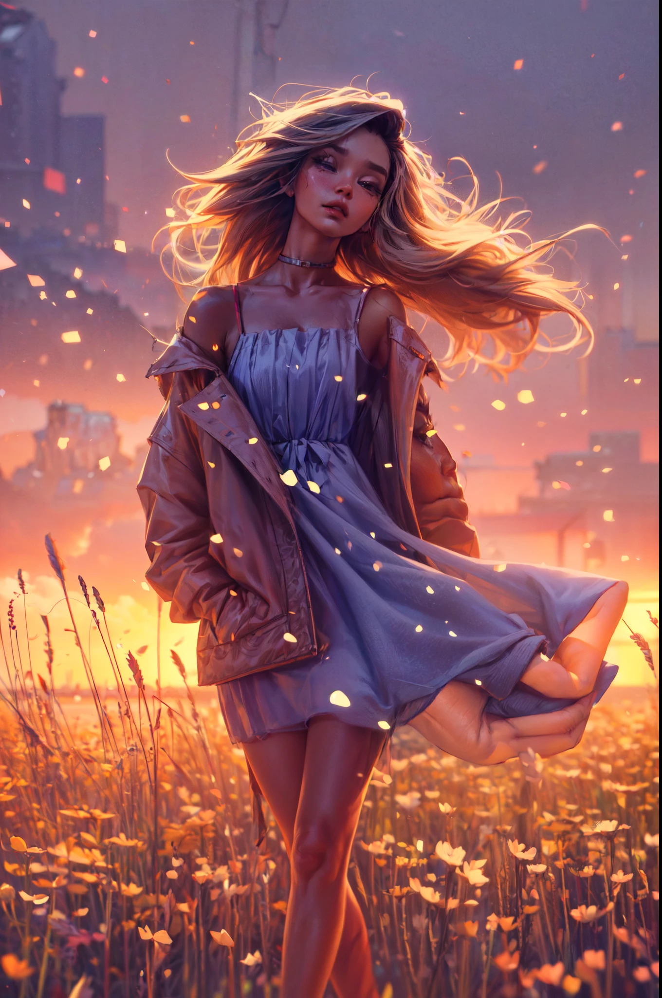 Highest quality,The perfect masterpiece,Perfect artwork,8K,Delicate face,(hakuhatsu:1.3), pearl illusion,Cyberpunk,fashion trend,3s material,high-definition,detail representation,c4d,3D,octane rendering,ray tracing,complex details,animated lighting,OCrenderer,8k,
