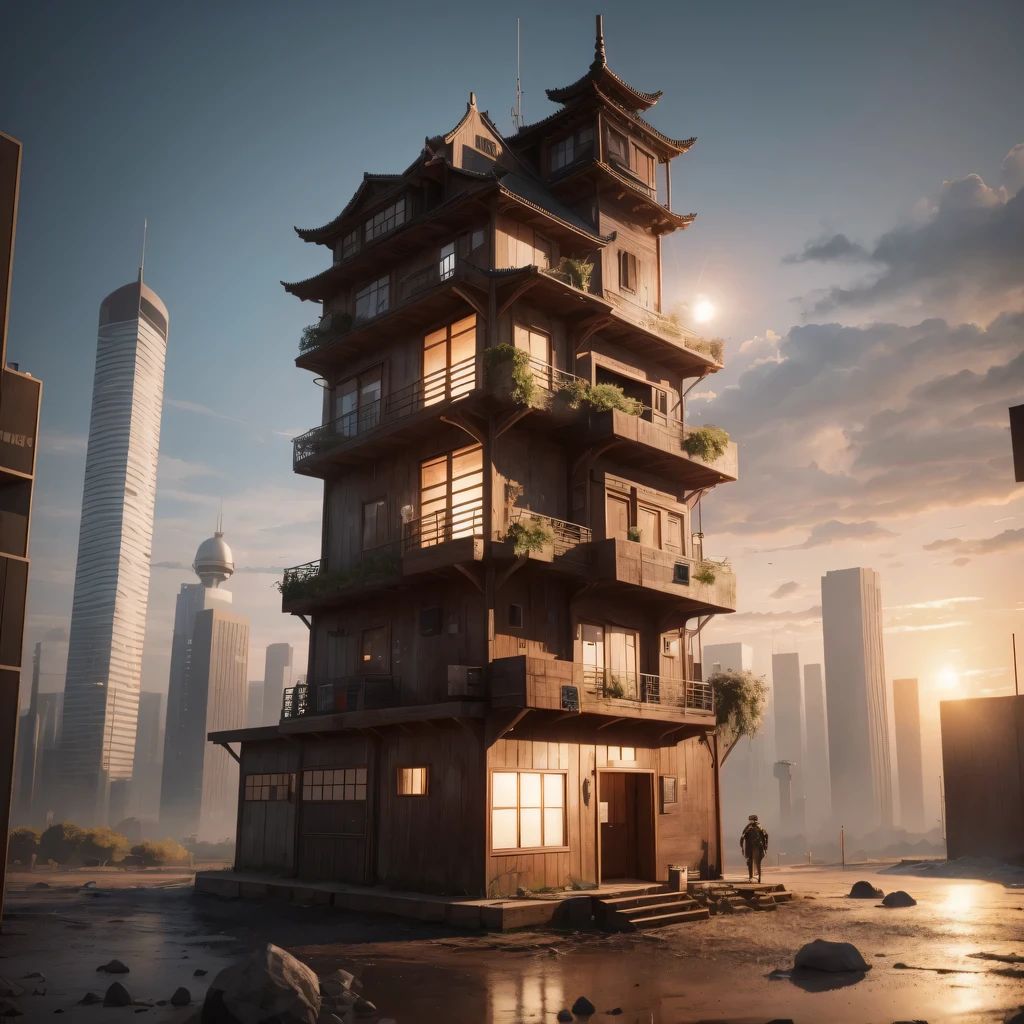 2658年Lunar soil realistic model, (bifurcation, original photo, best quality, masterpiece:1.4),SteampunkCyberpunk6820 City,(CyberpunkLunar soil light:1.3), Lunar soil (related to land),(in a small nature box:1.3),Isometric, small nature, landscape on foundation,landscape,