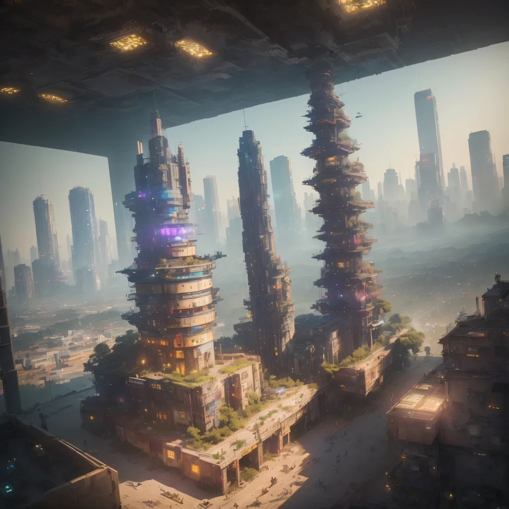 2658年Lunar soil realistic model, (bifurcation, original photo, best quality, masterpiece:1.4),SteampunkCyberpunk6820 City,(CyberpunkLunar soil light:1.3), Lunar soil (related to land),(in a great nature box:1.3),Isometric, great nature, landscape on foundation,landscape,