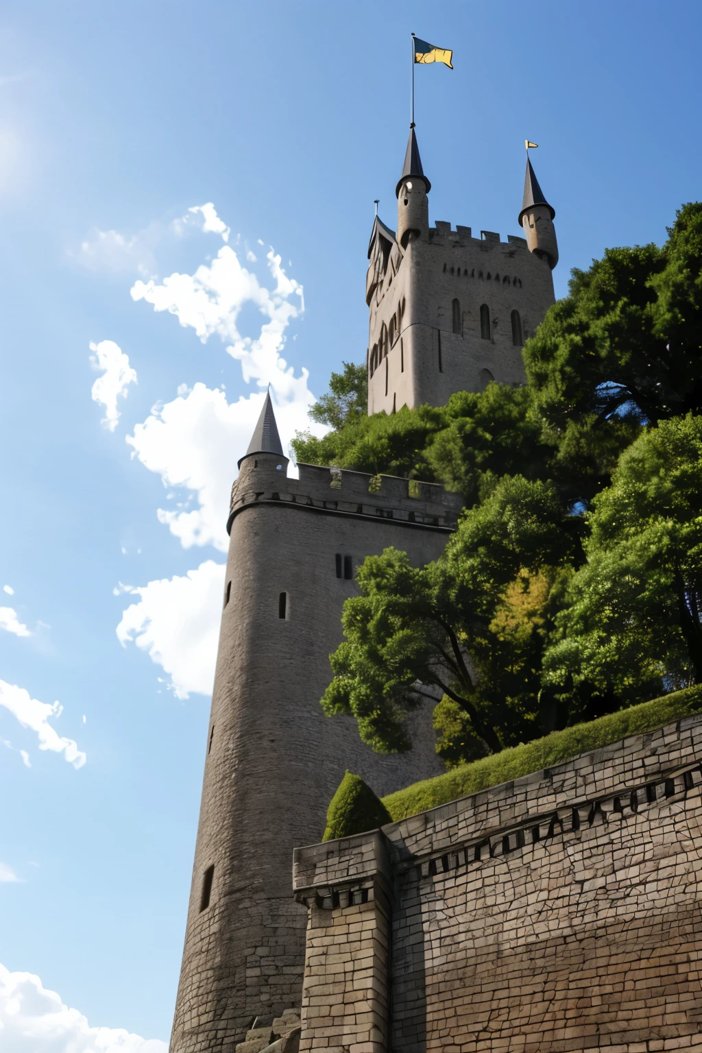 A majestic and formidable golden dragon, adorned with countless sharp spikes and shimmering scales, ascended gracefully towards the highest tower of the castle. The sound of its mighty wings resonated throughout the surroundings, accompanied by a burst of scorching heat. As the commotion reached the castle walls, a sense of dread filled the princess's heart. She instinctively lowered the hem of her elegant dress, bracing herself for another encounter with this menacing creature. "Of all things," she muttered under her breath, her teeth clenched in frustration. Determined, she stepped out onto the small balcony of her tower, the very place she had been confined to for an undetermined period of time. Ever since her youthful innocence had begun to fade, marked
