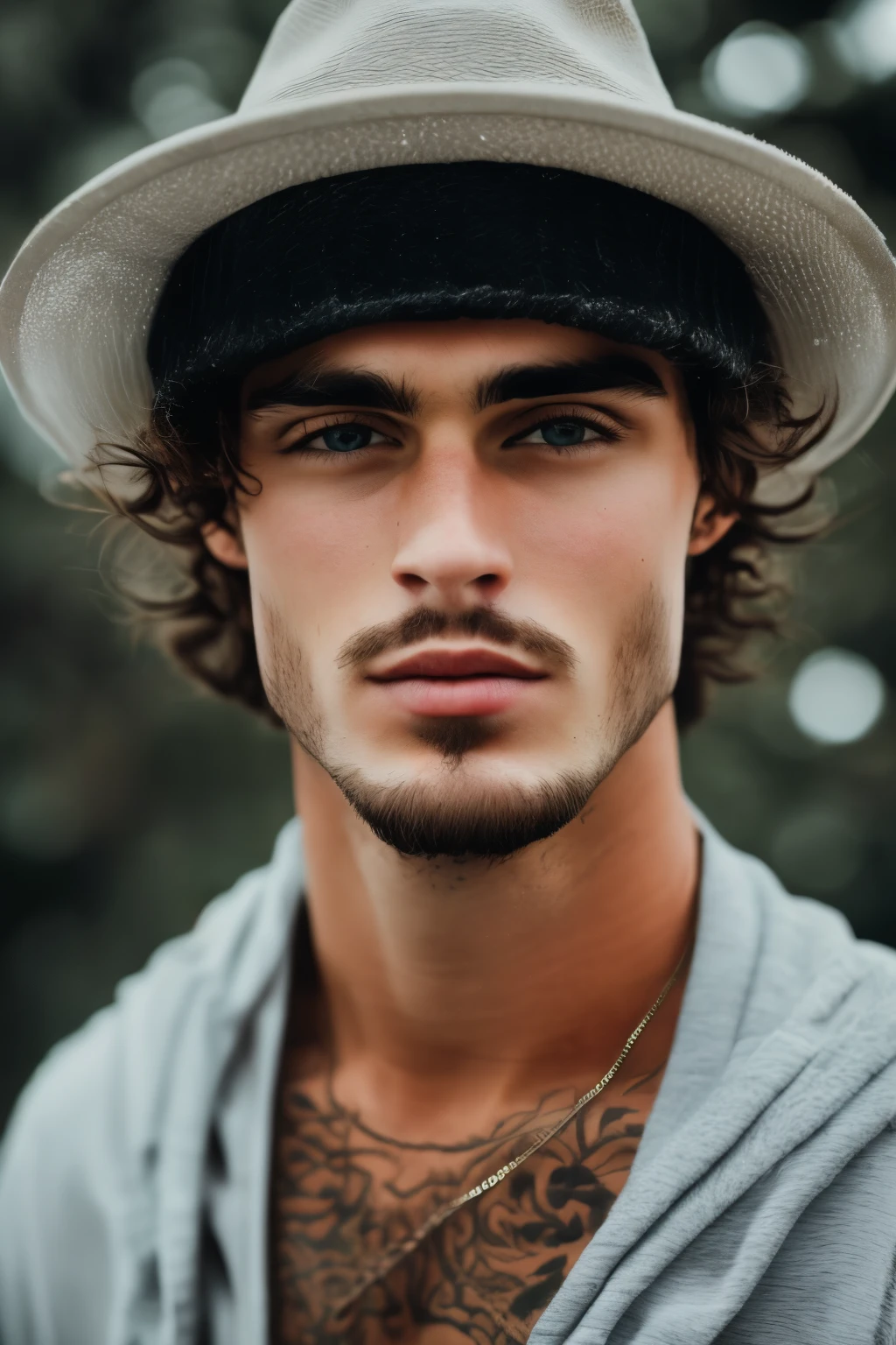 LeonRap RAW-Foto, Face portrait photo of handsome 26 year old man, niedliches Gesicht, Schwarze hose tragen, happy face, harte Schatten, filmische Aufnahme, dramatische Beleuchtung
