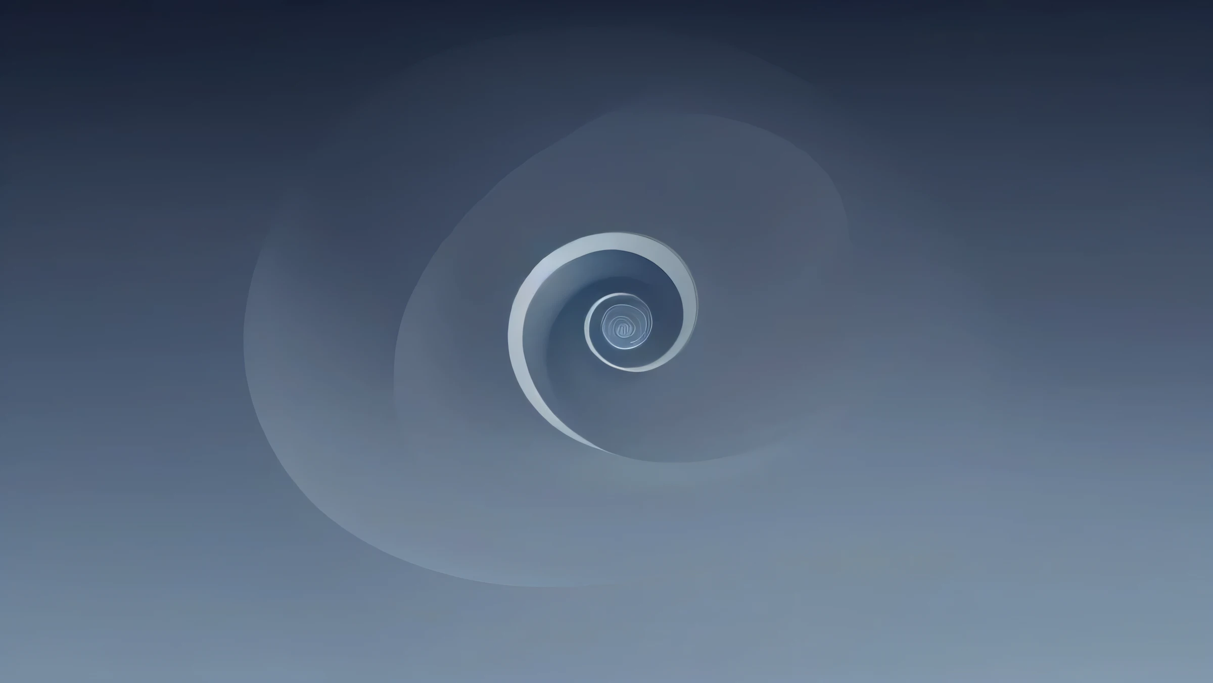 there is a picture of a blue and white background with a spiral, sprial, swirly, spiral, spiralling, minimalist wallpaper, splash screen, spiraling, steam, loadscreen, minimalist background, swirl, simple background, plain background, splashscreen, whorl, swirling, serene emotion, wide screenshot, desktop wallpaper, glowing spiral background