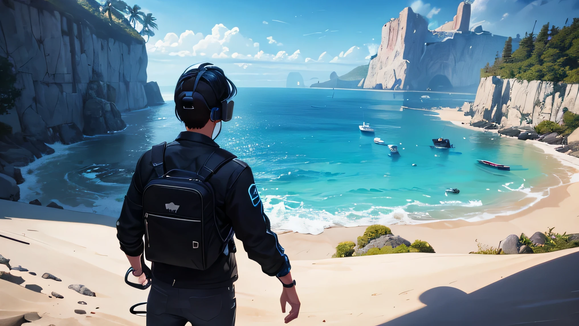 Carlos discovered a new virtual reality game that promised unique and innovative experiences. Excited to provide exclusive content for your followers, he dove head first into the game, desconsiderando os avisos sobre seus efeitos desconhecidos.